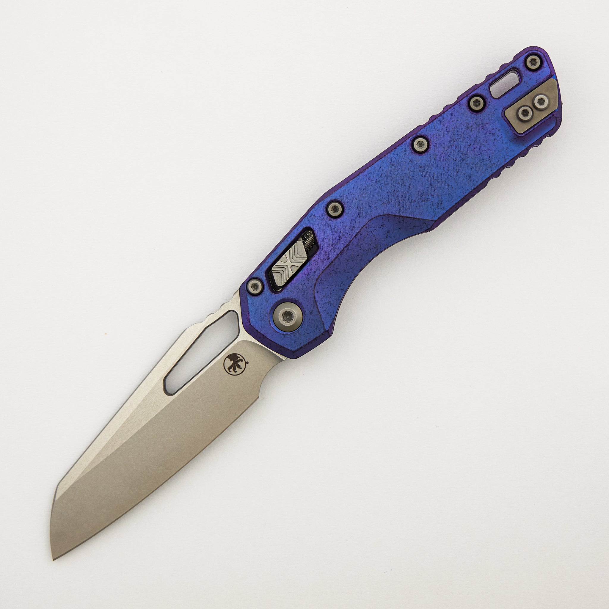"Marfione Select" MSI - RAM-LOK - Stonewash Finish Purple Haze Anodized Slab Side Titanium W/ Purple Titanium Accent 210-10MS5