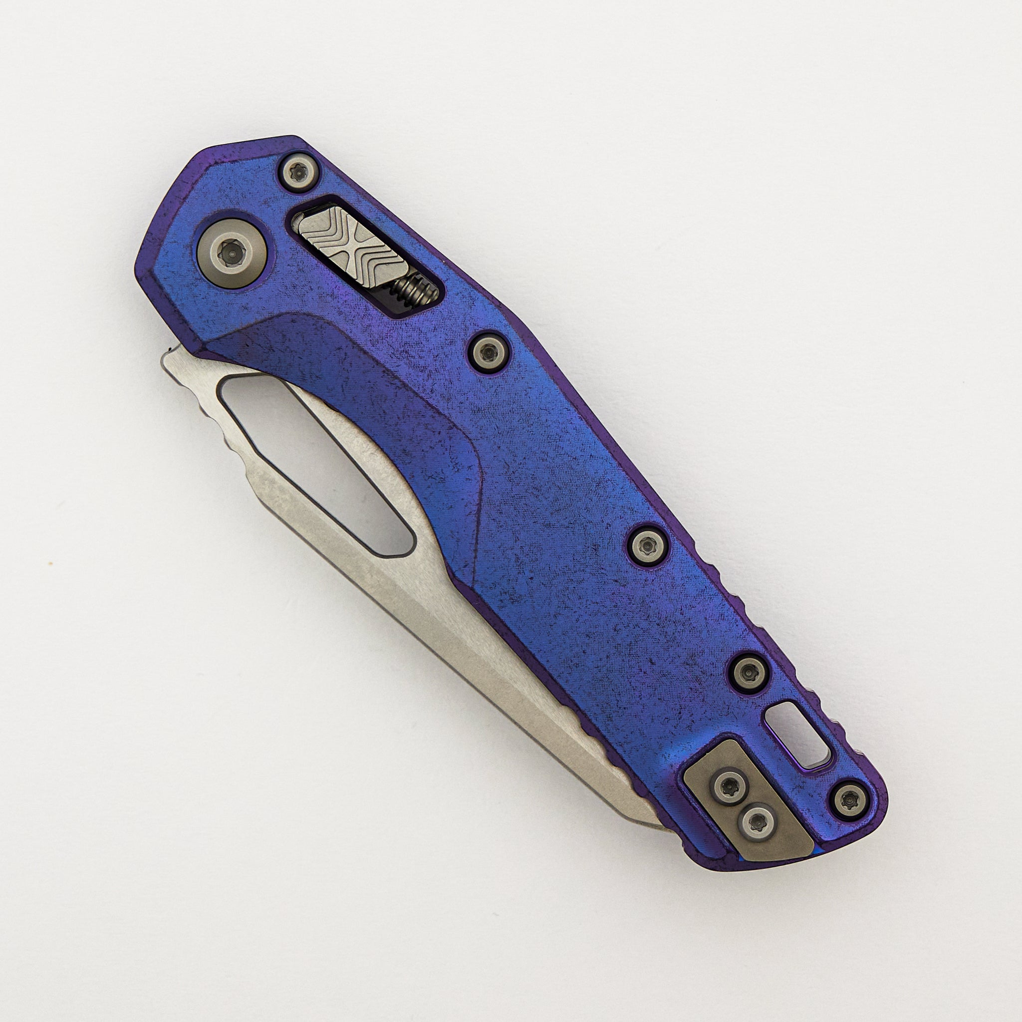 "Marfione Select" MSI - RAM-LOK - Stonewash Finish Purple Haze Anodized Slab Side Titanium W/ Purple Titanium Accent 210-10MS5