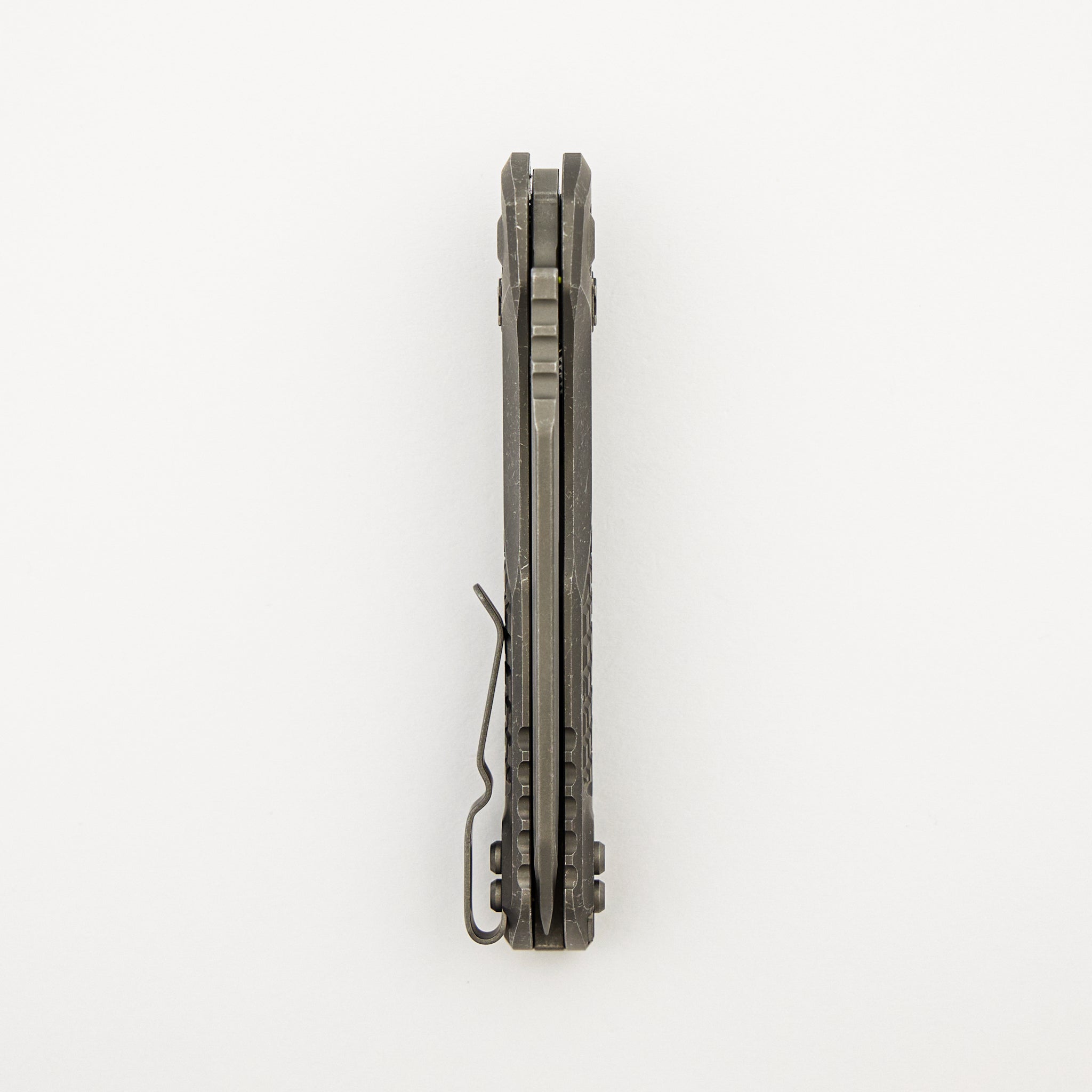 "Marfione Select" MSI - RAM-LOK - Partial Serrated Apocalyptic Finish Frag Pattern Titanium 210-11APFRMS1