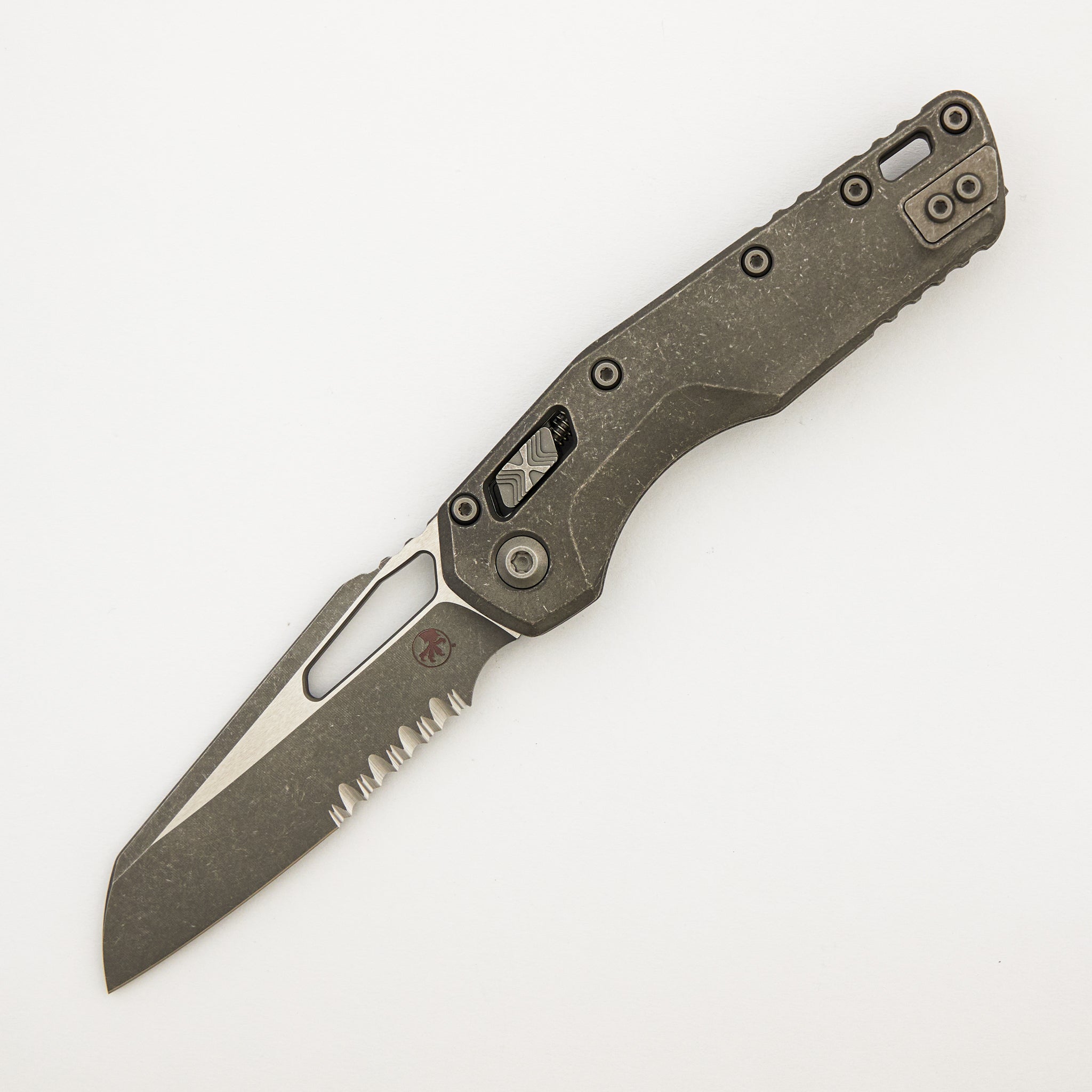 "Marfione Select" MSI - RAM-LOK - Partial Serrated Apocalyptic Finish Slab Side Titanium 210-11APMS1