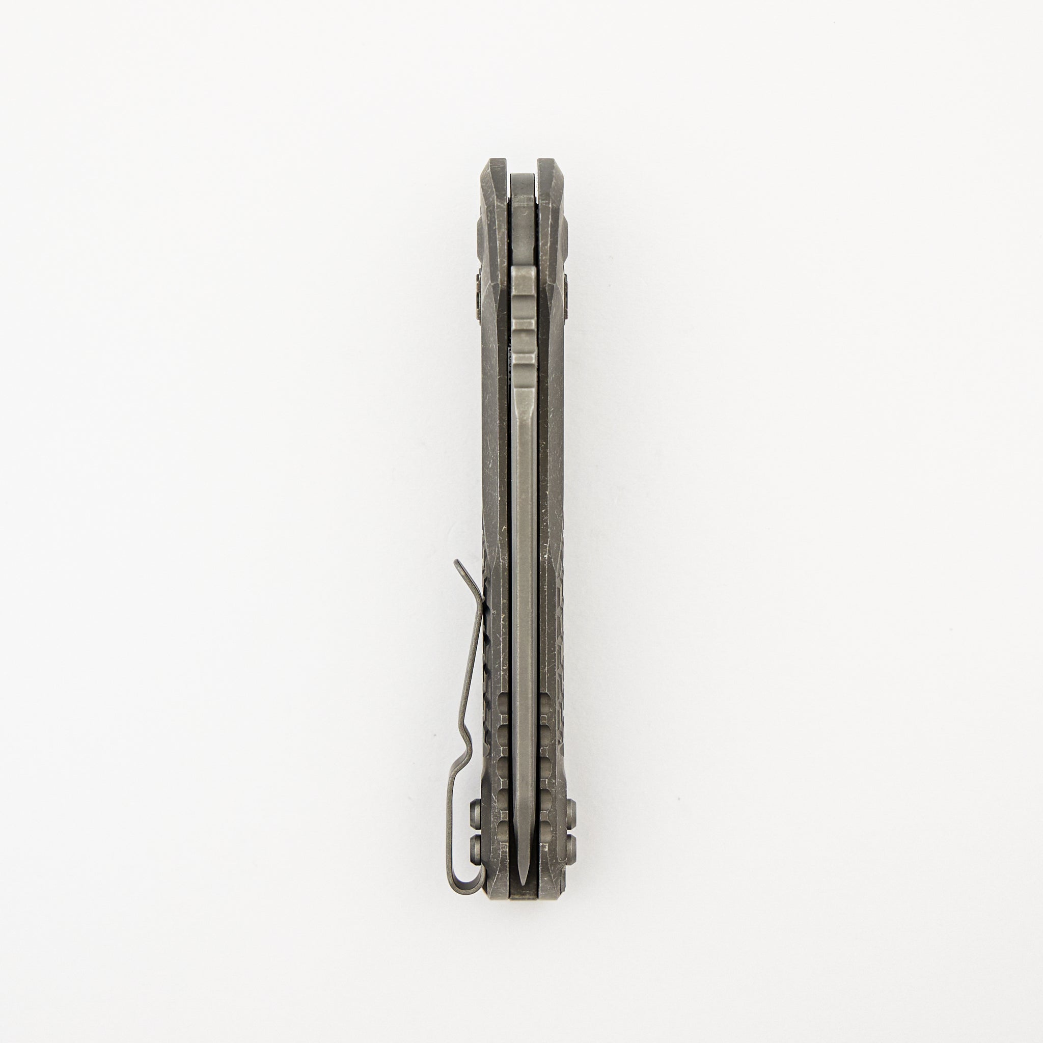 "Marfione Select" MSI - RAM-LOK - Full Serrated Apocalyptic Finish Frag Pattern Titanium 210-12APFRMS1