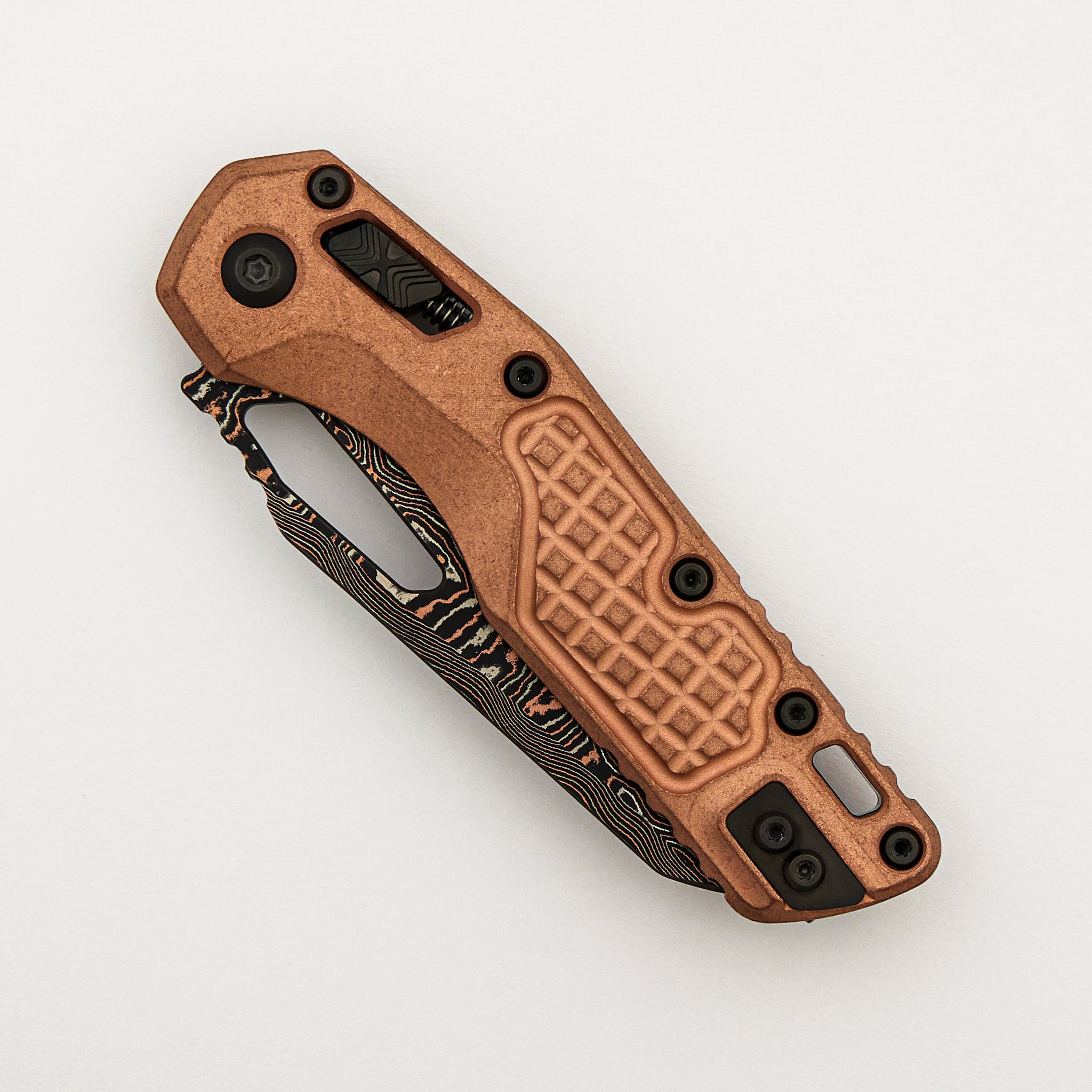 "Marfione Select" MSI - RAM-LOK - Baker Forge Coppermai Stonewash Frag Pattern Copper W/ Bronze Titanium Accent 210-16FRMS1