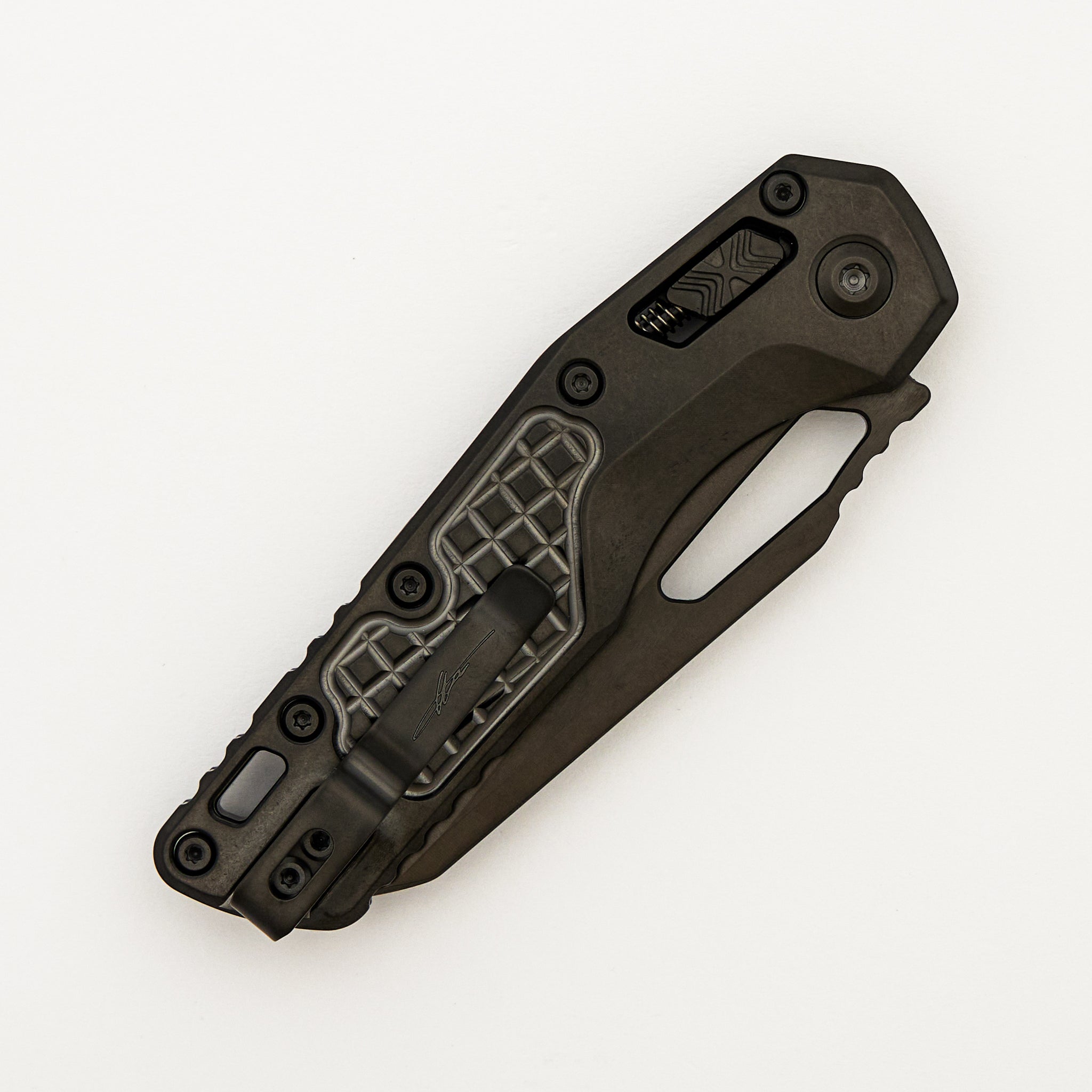 "Marfione Select" MSI - RAM-LOK - DLC Stonewashed Finish Frag Pattern Titanium 210-1DLCTFRMS1