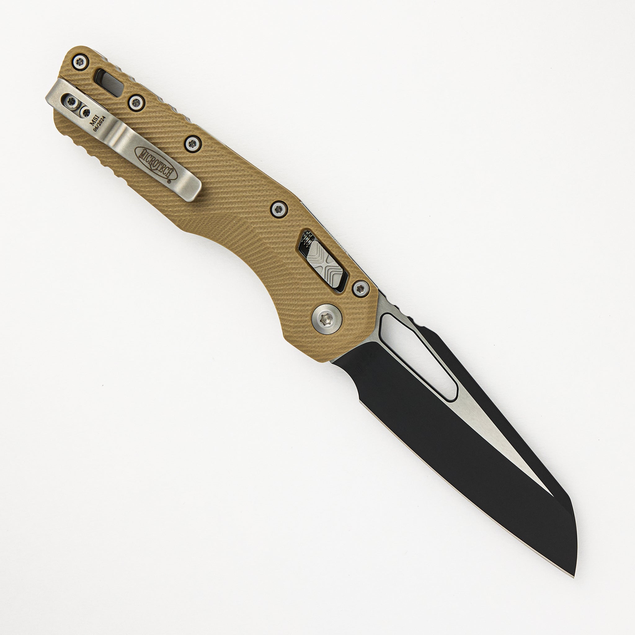 Microtech MSI S/E Fluted Tan G10 Standard 210-1 FLGTTA