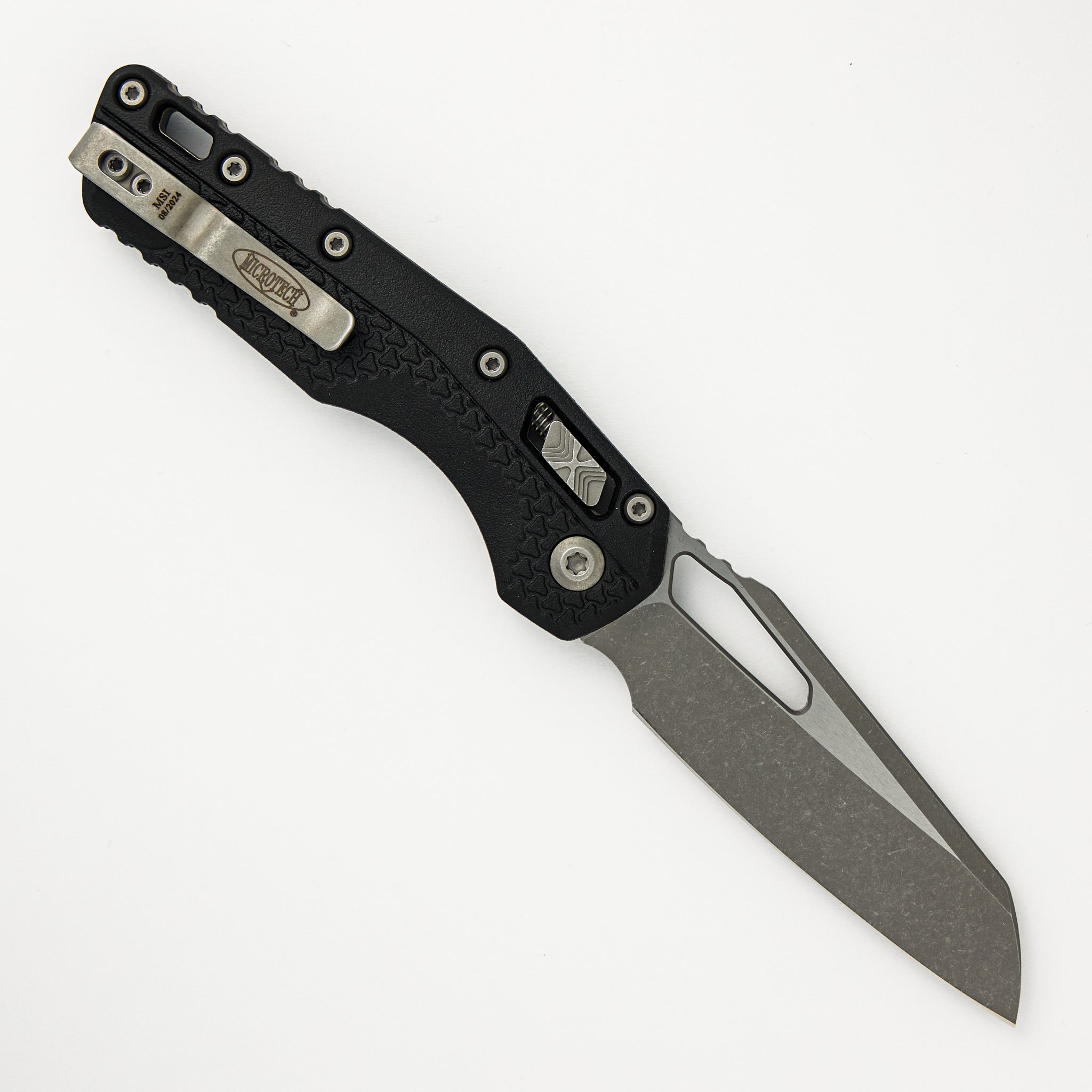 Microtech MSI S/E Tri-Grip 30th Anniversary Polymer Black Apocalyptic Standard 210T-10 APPMBK 30