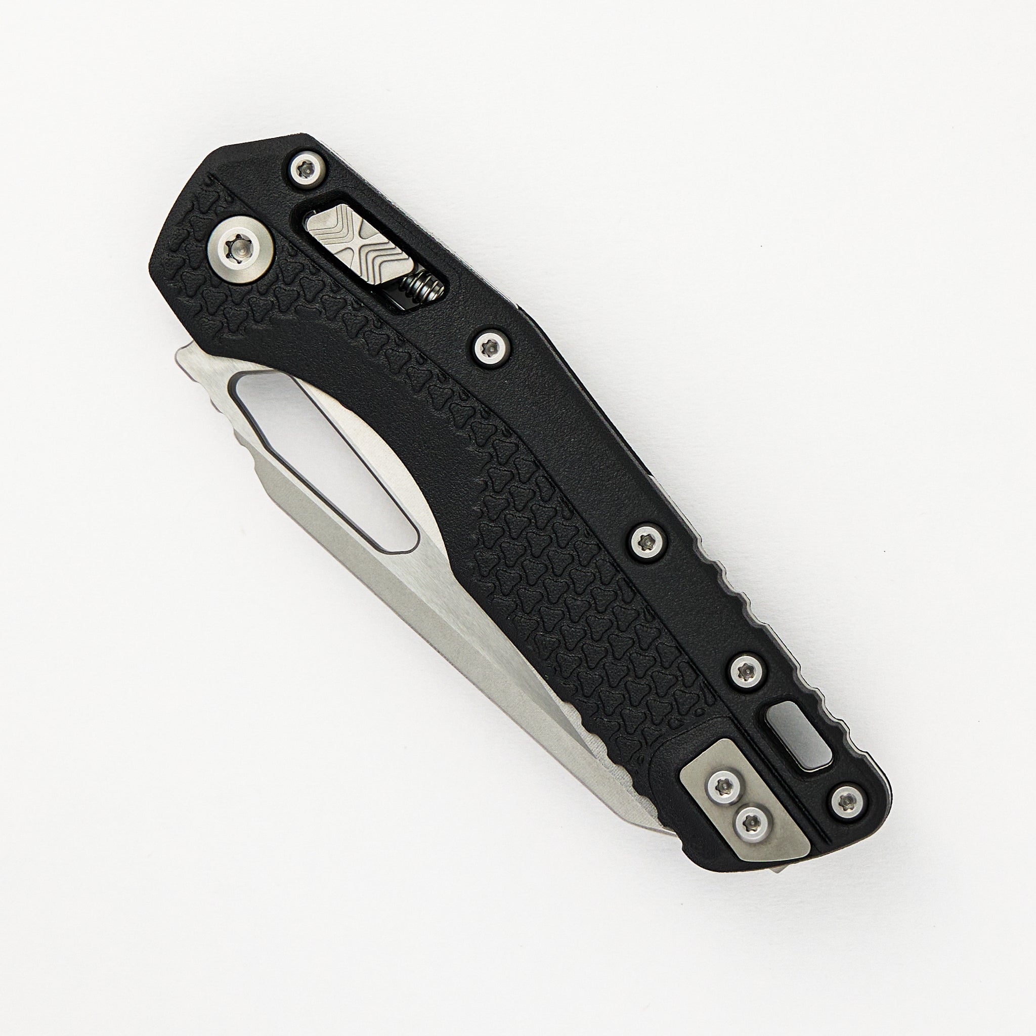 Microtech MSI S/E Tri-Grip Polymer Black Stonewash Standard 210T-10PMBK