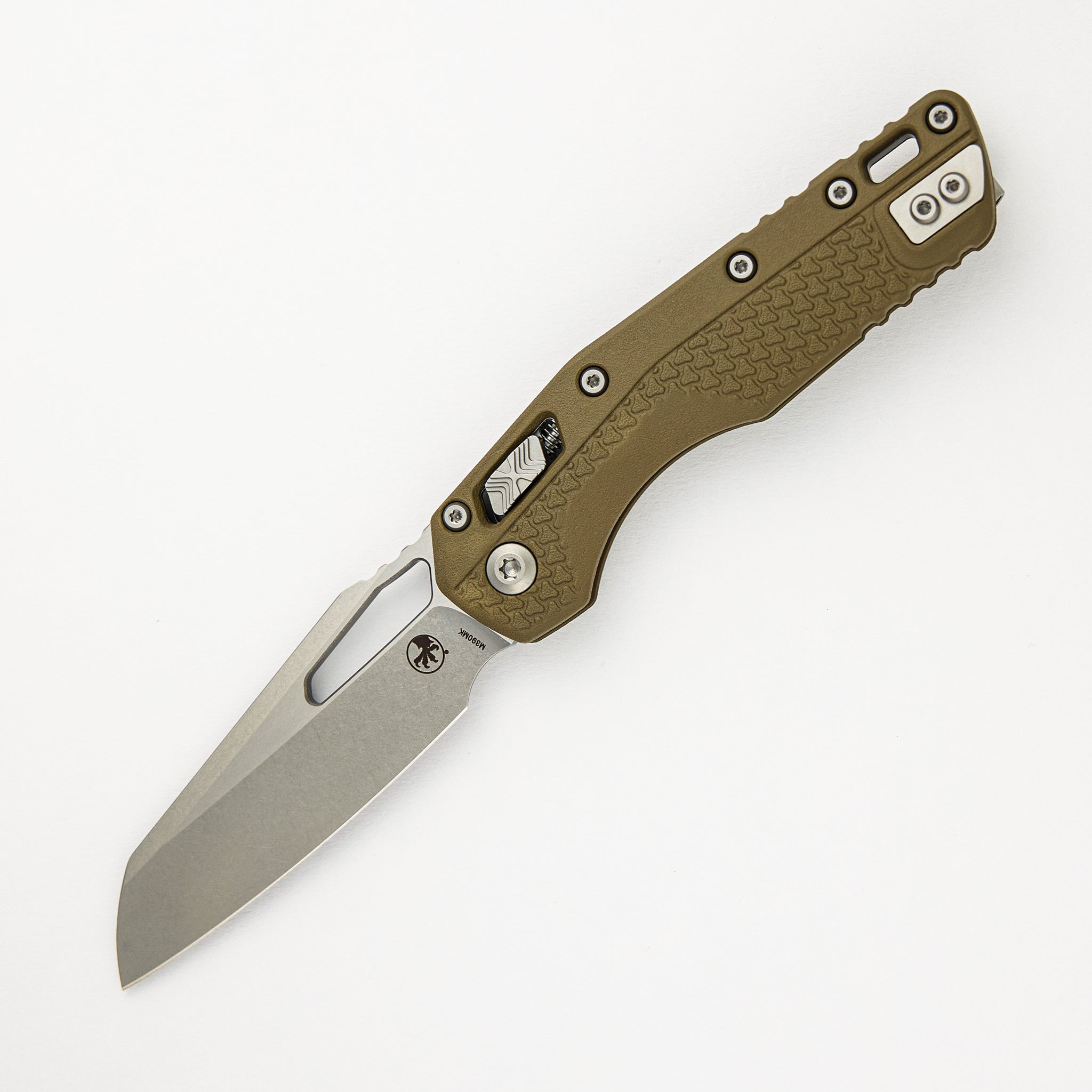 Microtech MSI S/E Tri-Grip Polymer OD Green Stonewash Standard 210T-10 PMOD