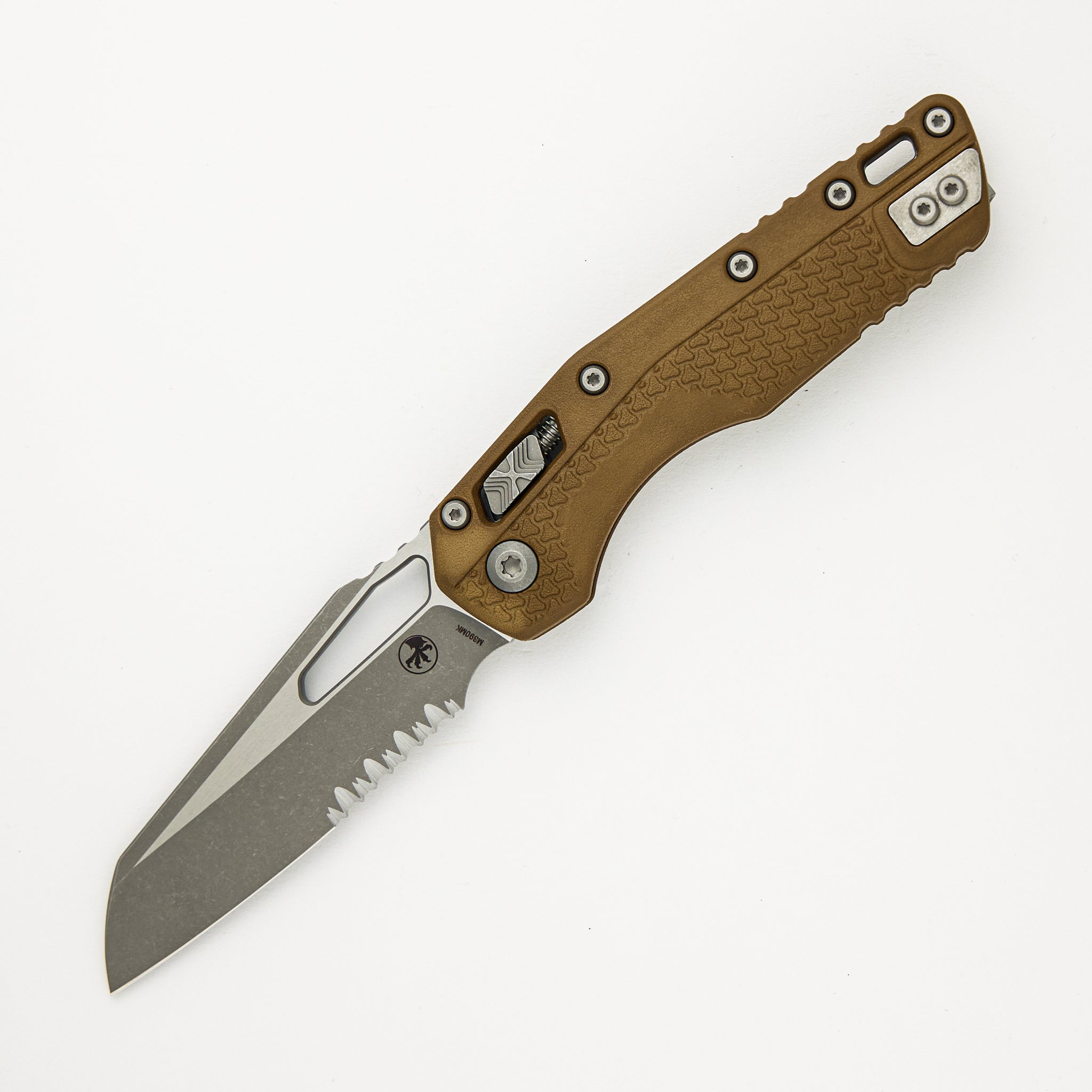 Microtech MSI S/E Tri-Grip Polymer Dark Earth Apocalyptic Partial Serrated 210T-11 APPMDE