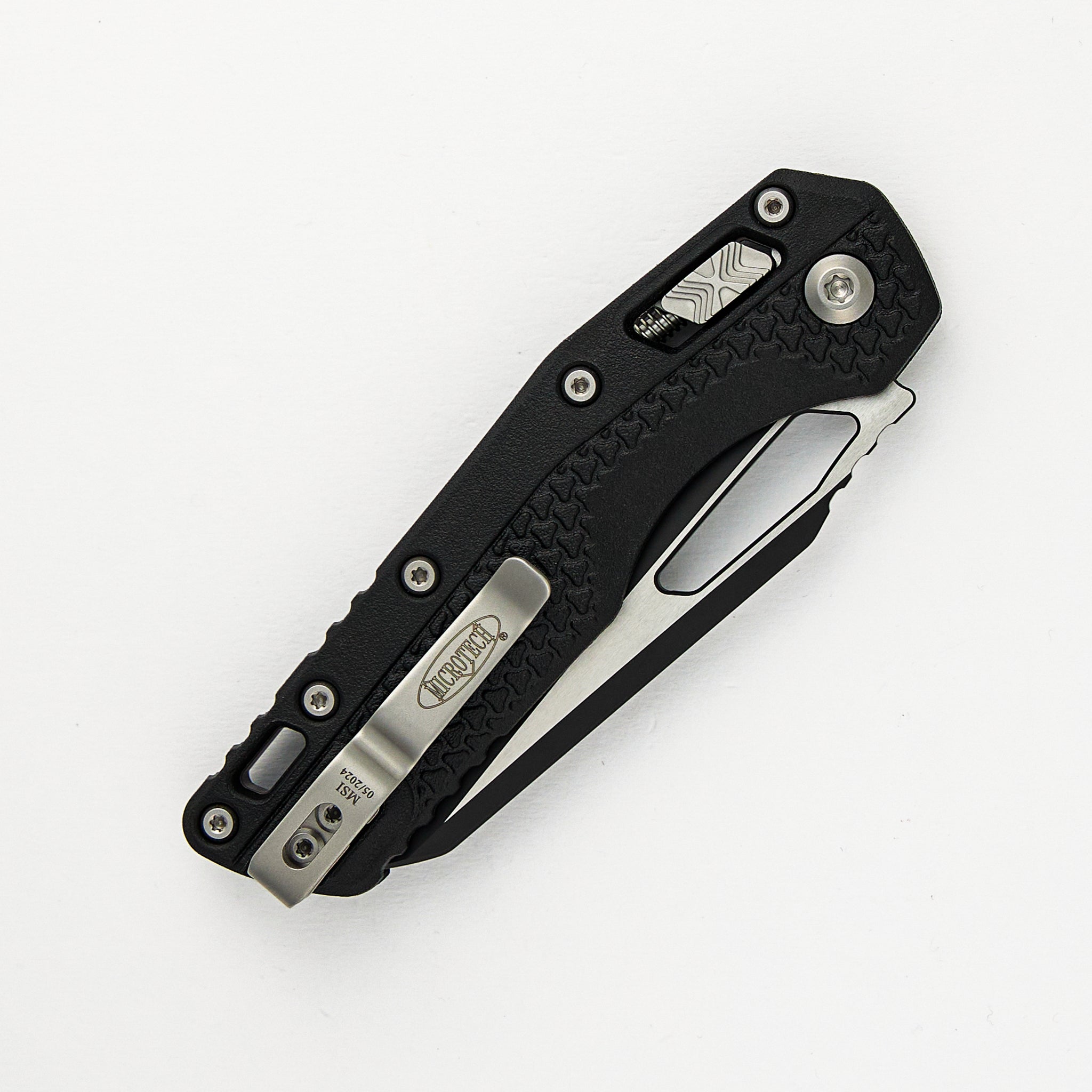 Microtech MSI S/E Tri-Grip Polymer Black Standard 210T-1 PMBK