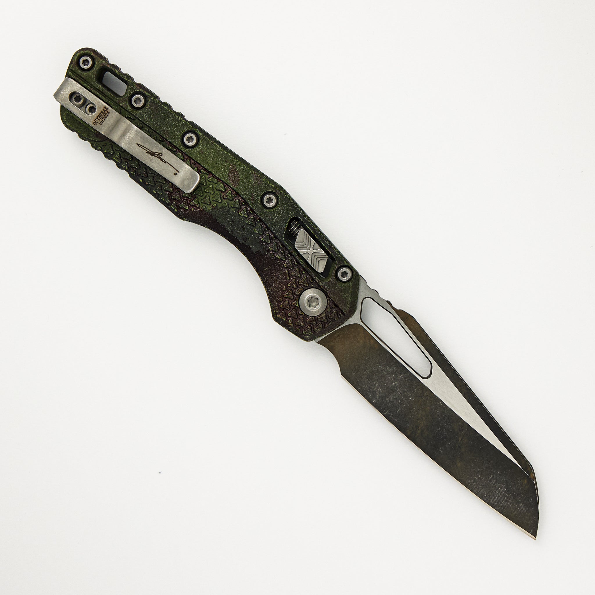 Microtech MSI RAM-LOK S/E Tri-Grip Outbreak Signature Series Polymer Standard 210T-1 PMOBS