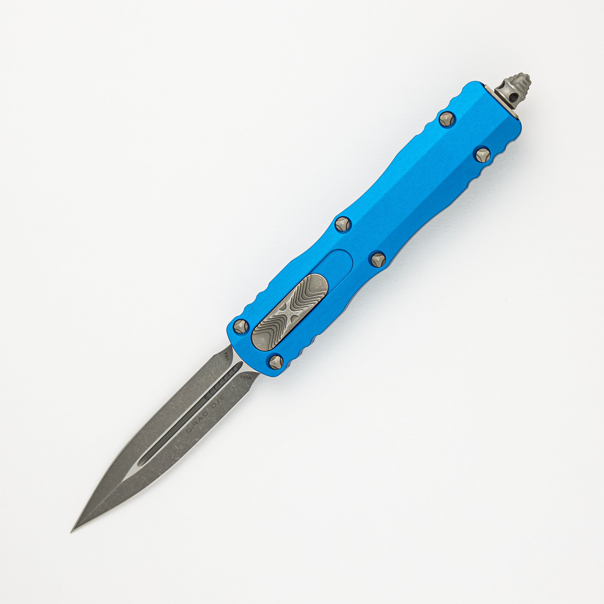 Microtech Dirac - D/E OD Blue Apocalyptic Standard 225-10 APBL