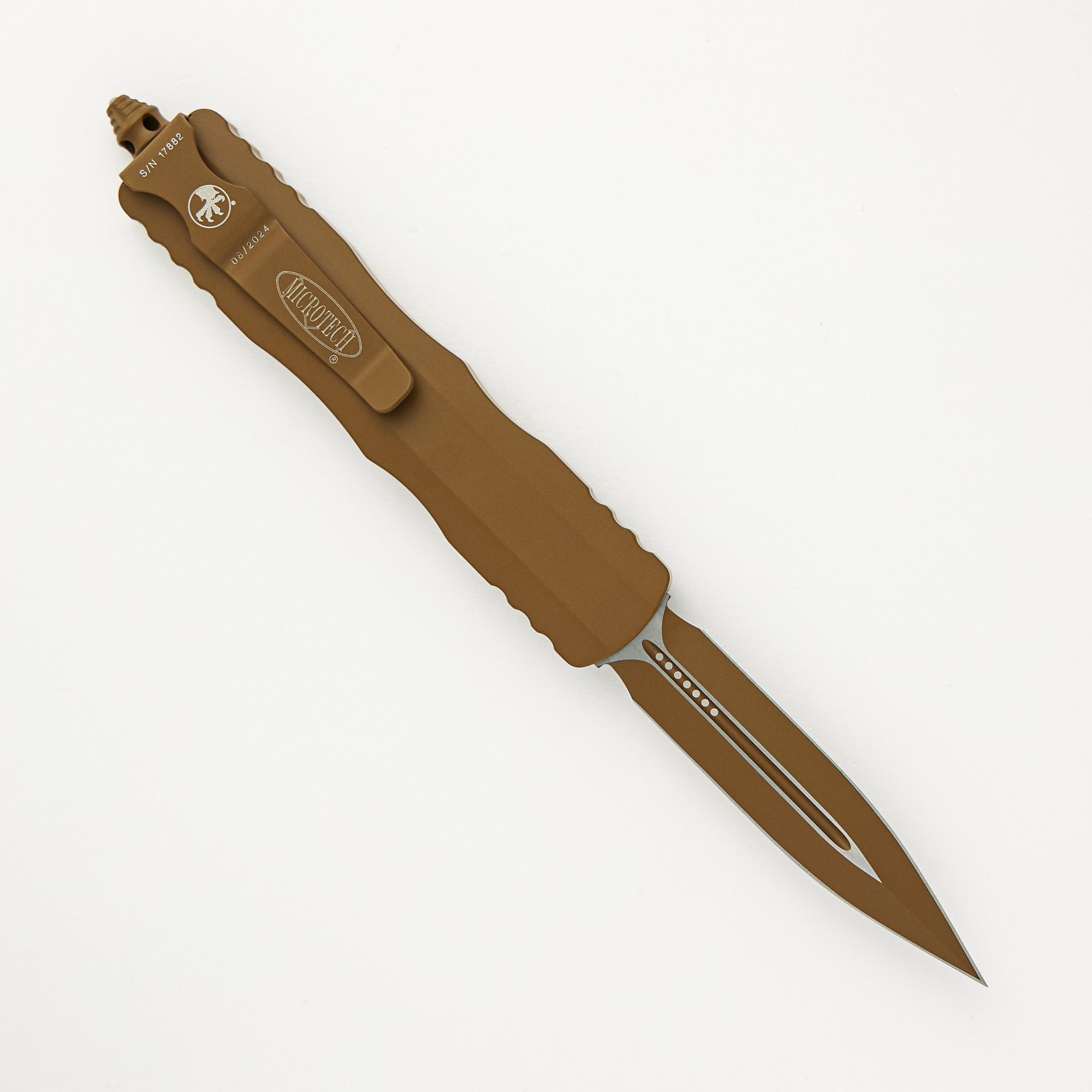 Microtech Dirac Delta D/E Cerakote Tan Standard 227-1 CTA