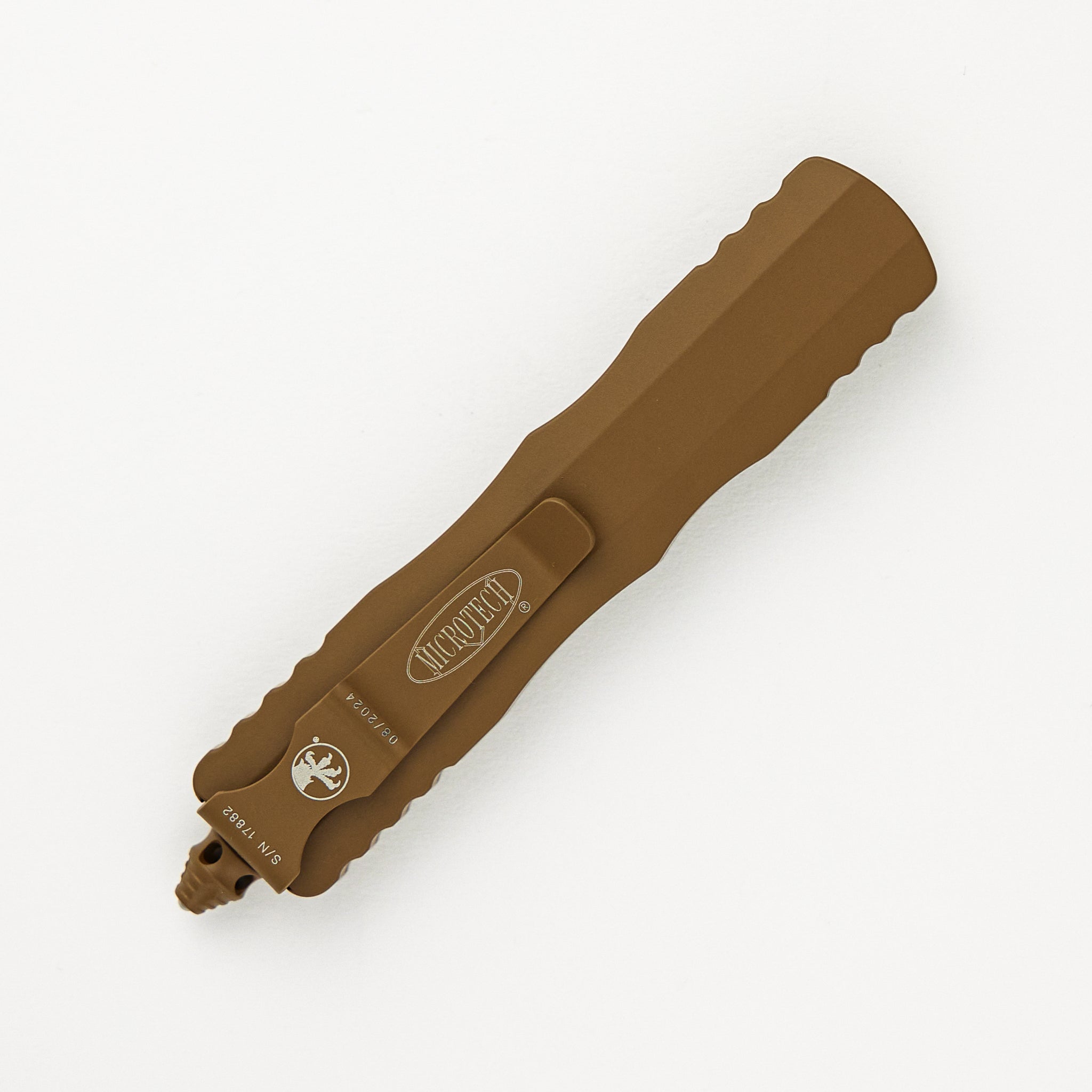 Microtech Dirac - D/E Cerakote Tan Standard 225-1 CTA