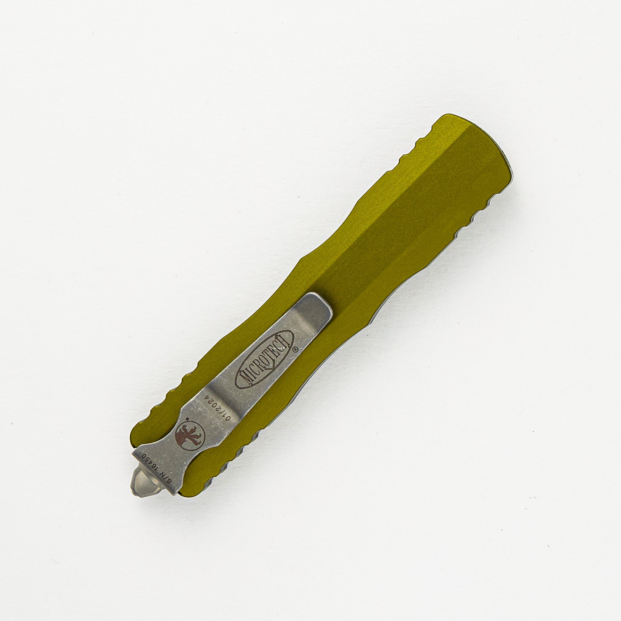 Microtech Dirac - D/E OD Green Apocalyptic Standard 225-10 APOD