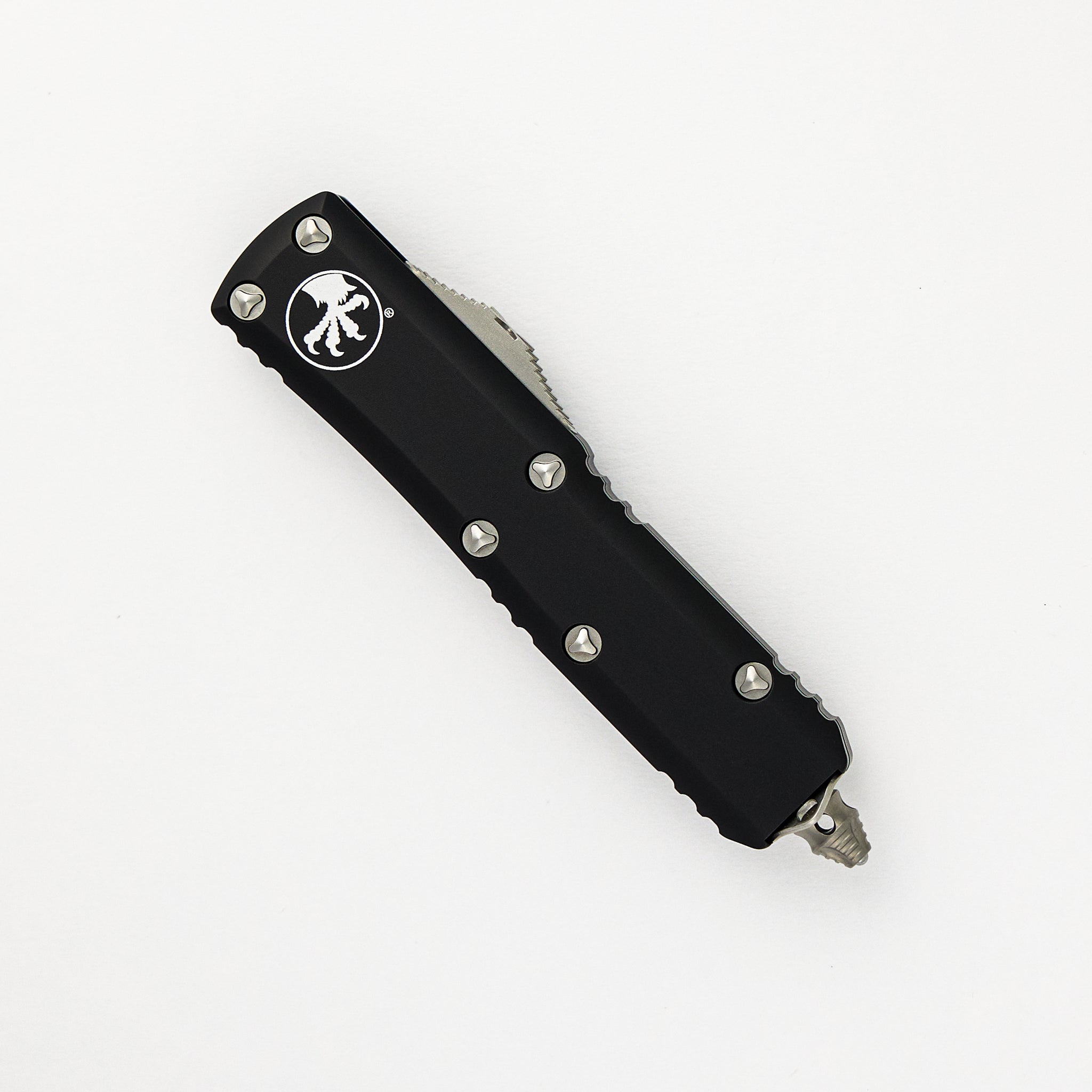 MICROTECH UTX-85 S/E BLACK STONEWASH M390 STANDARD 231-10