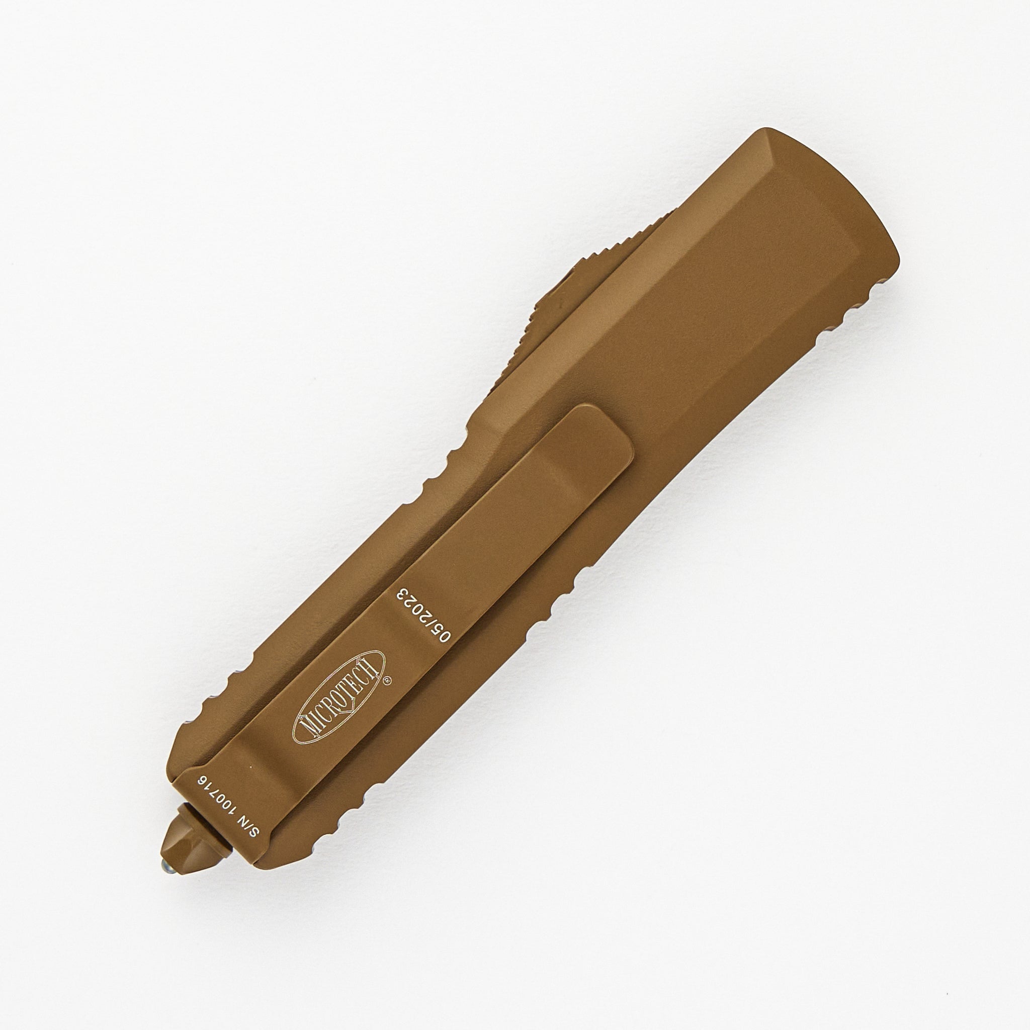 MICROTECH UTX-85 T-E CERAKOTE TAN FULL SERRATED 233-3 CTA