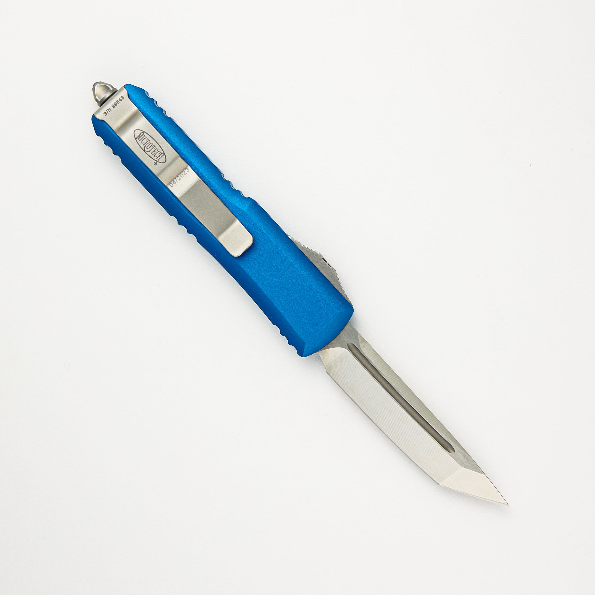 Microtech UTX-85 T/E Blue Satin Standard 233-4 BL