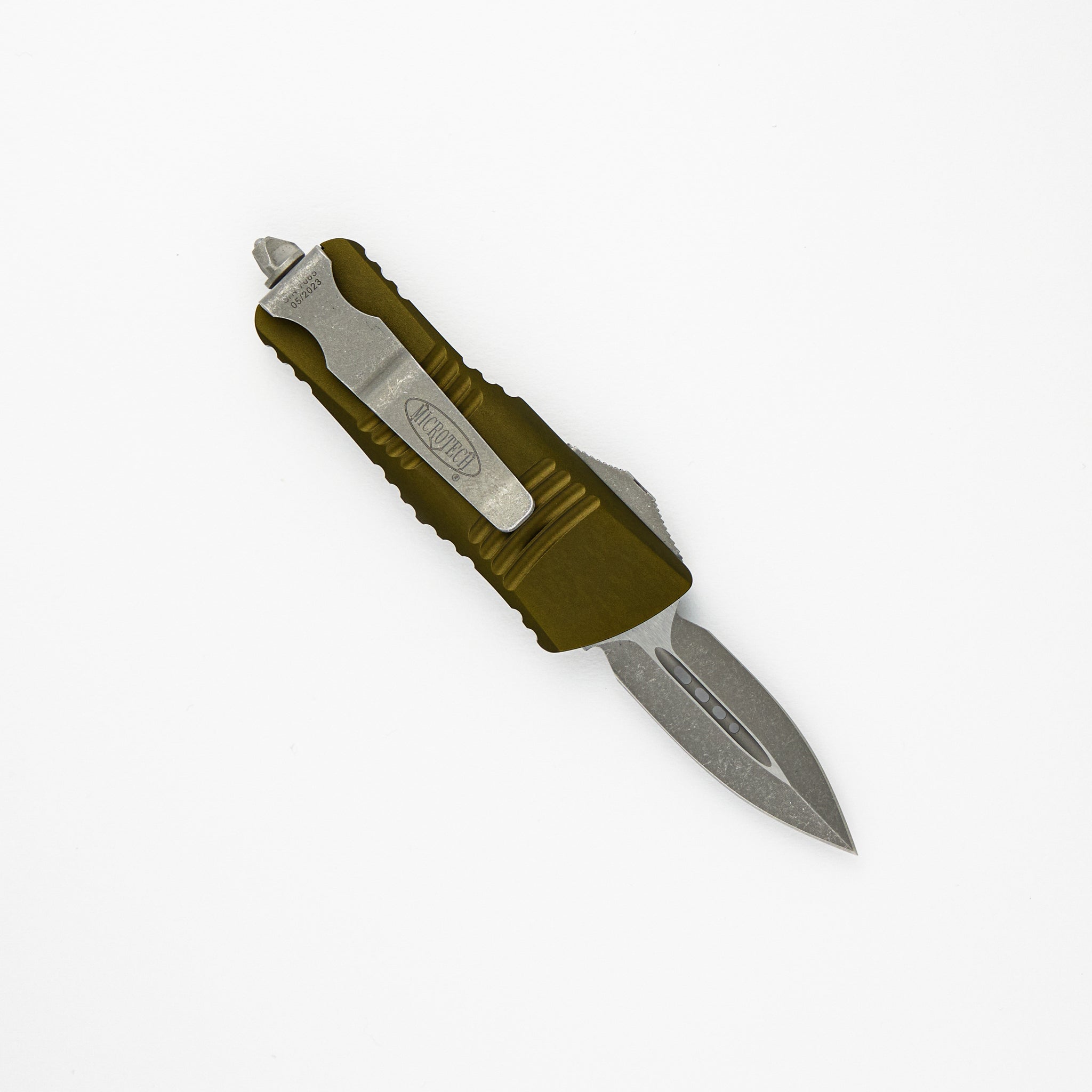 Microtech Troodon Mini – D/E OD Green Apocalyptic Standard 238-10 APOD