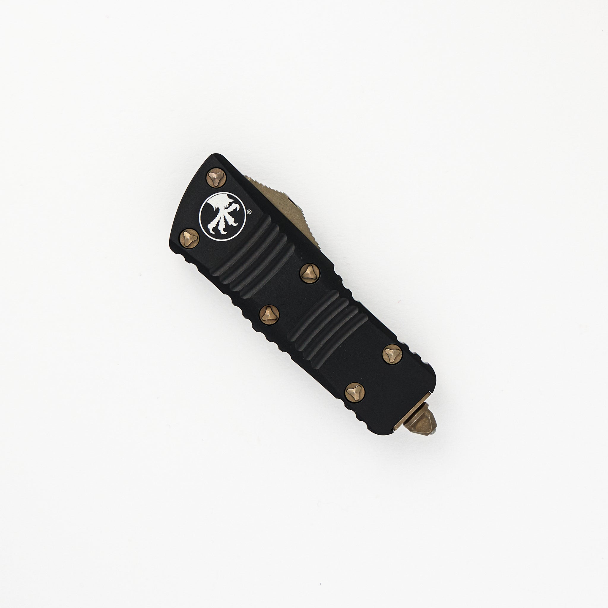 Microtech Troodon Mini – D/E Bronzed Apocalyptic Standard 238-13 AP