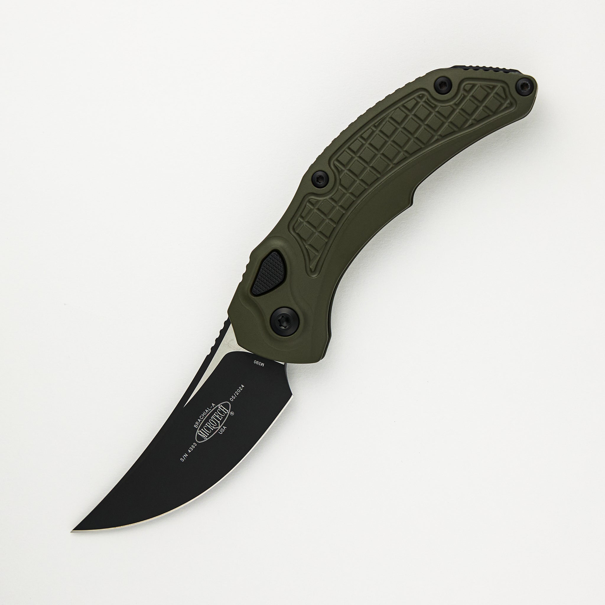 Microtech Brachial - Auto S/E OD Green Standard 268A-1 OD