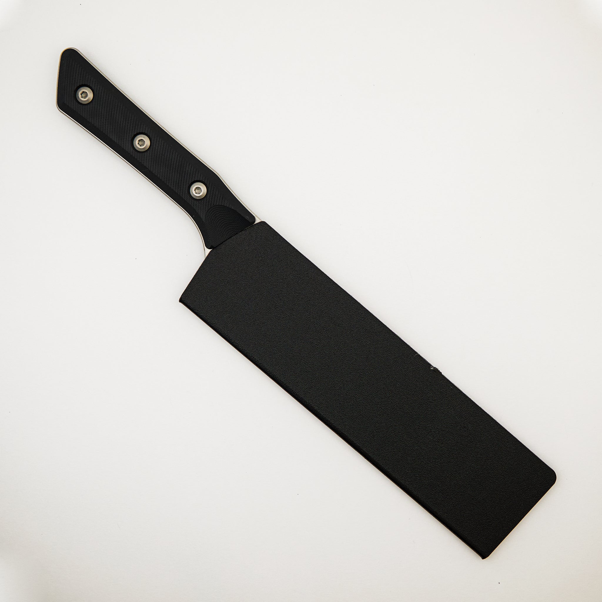 Chef Knife - G-10 Black - Stonewash Standard - 3000-10 BK