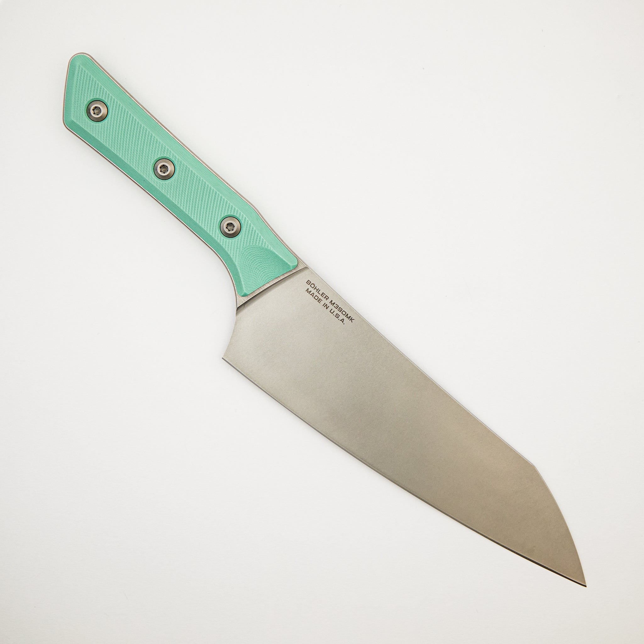 Chef Knife - G-10 Caribbean Blue - Stonewash Standard - 3000-10 CA