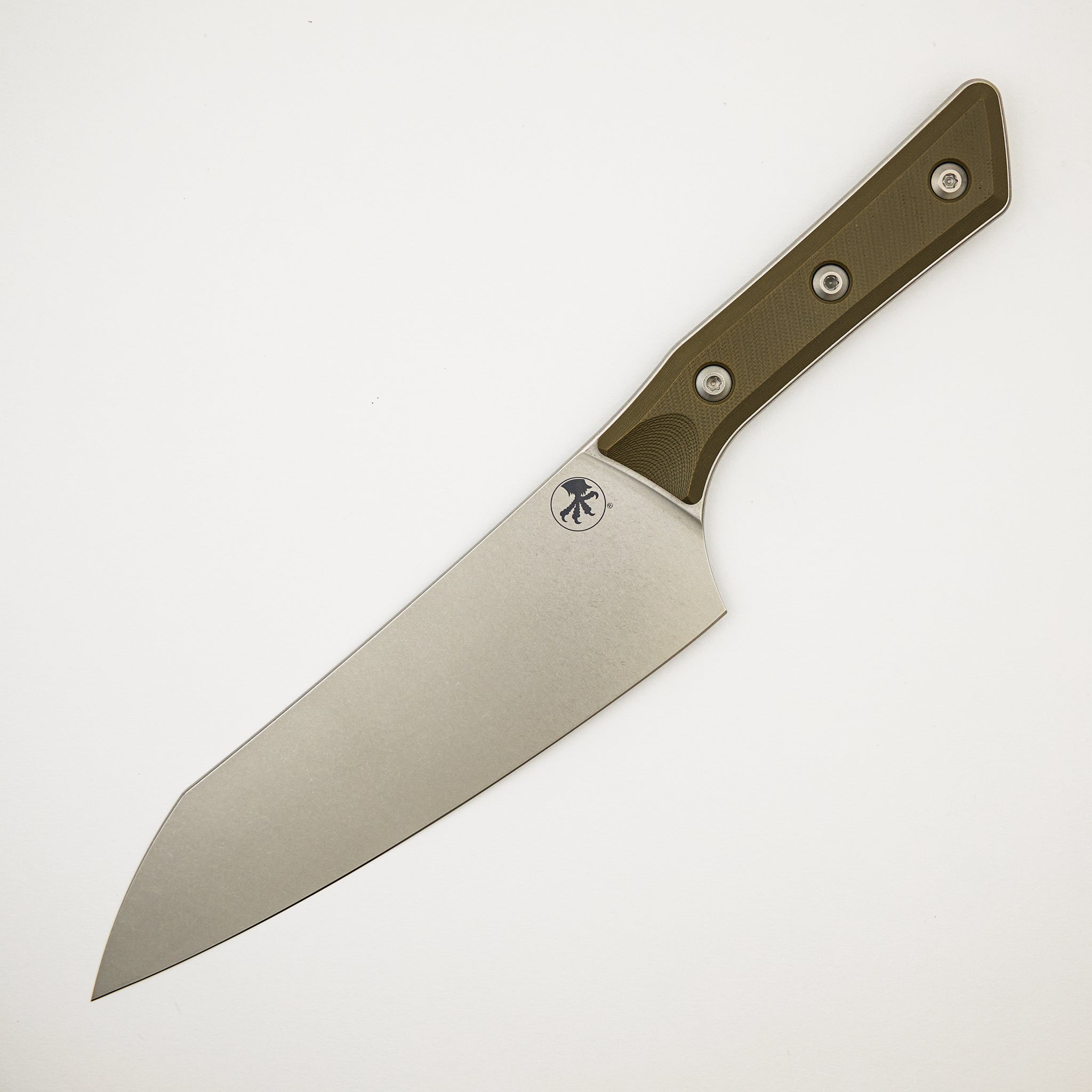Chef Knife - G-10 OD Green - Stonewash Standard - 3000-10 OD