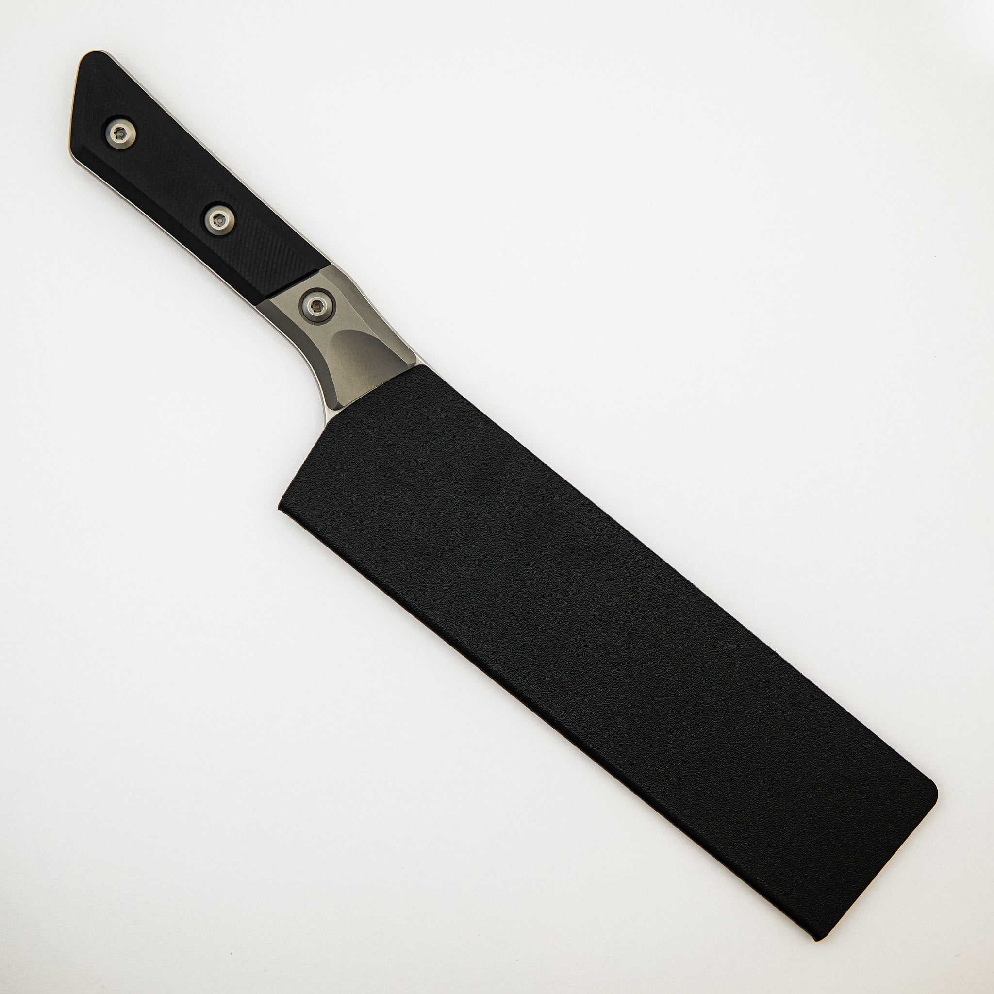 Chef Knife - G-10 Black - Bead Blast Bolster - Stonewash Standard - 3000B-10 BK