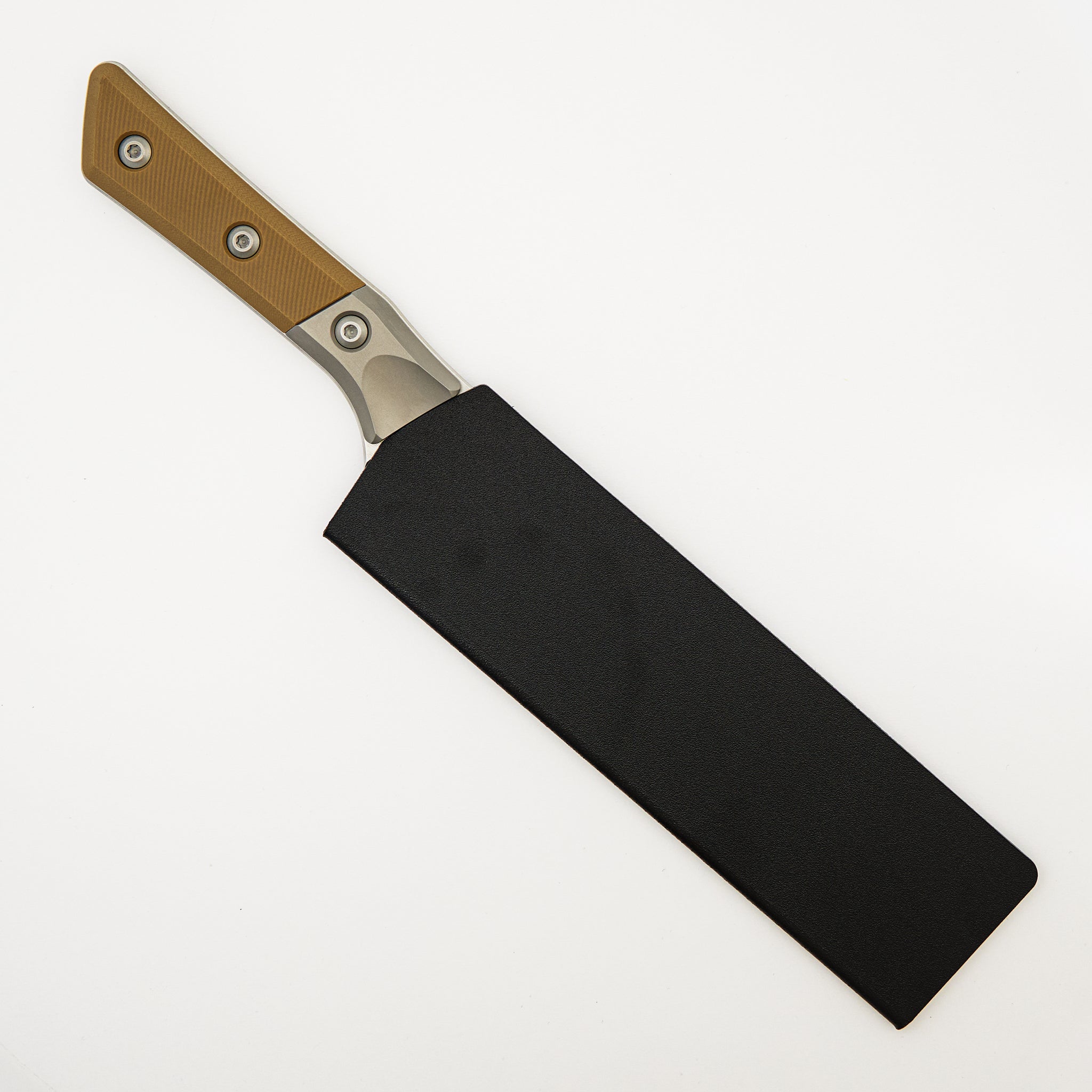 Chef Knife - G-10 Coyote Tan - Bead Blast Bolster - Stonewash Standard - 3000B-10 CE