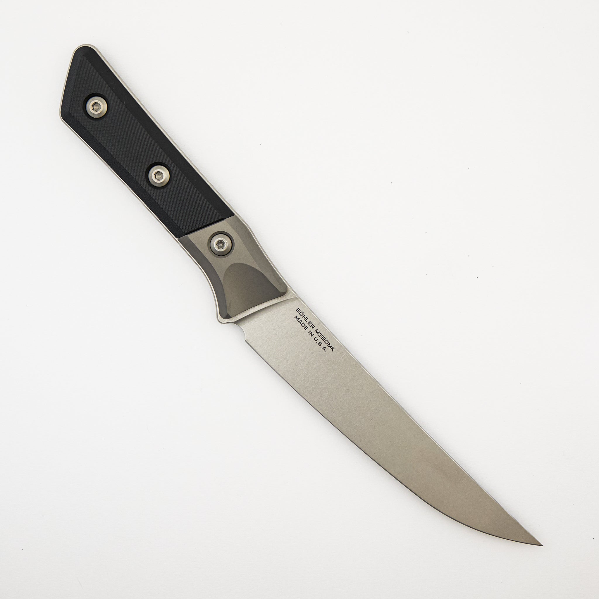 Boning Knife - G-10 Black - Bead Blast Bolster - Stonewash Standard - 3100B-10 BK