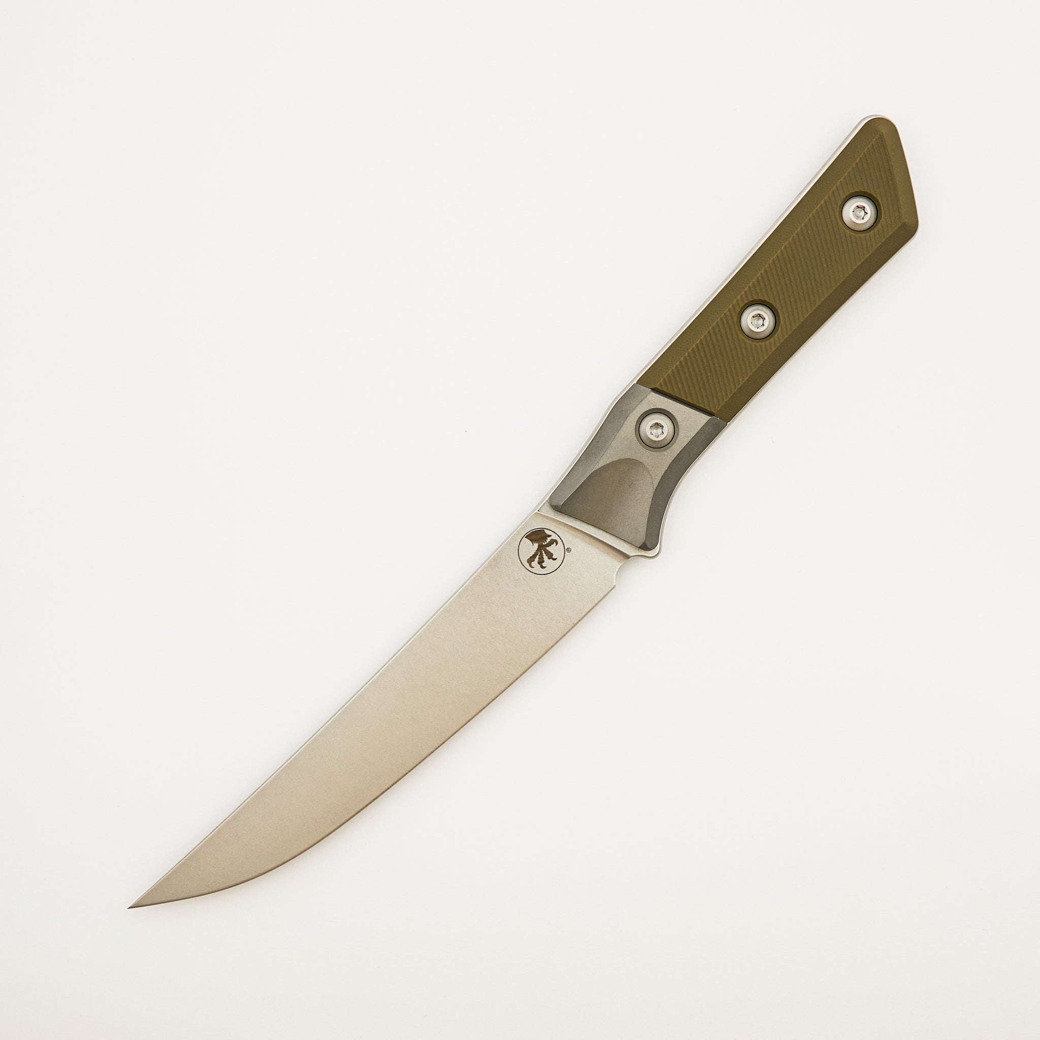 Boning Knife - G-10 OD Green - Bead Blast Bolster - Stonewash Standard - 3100B-10 OD