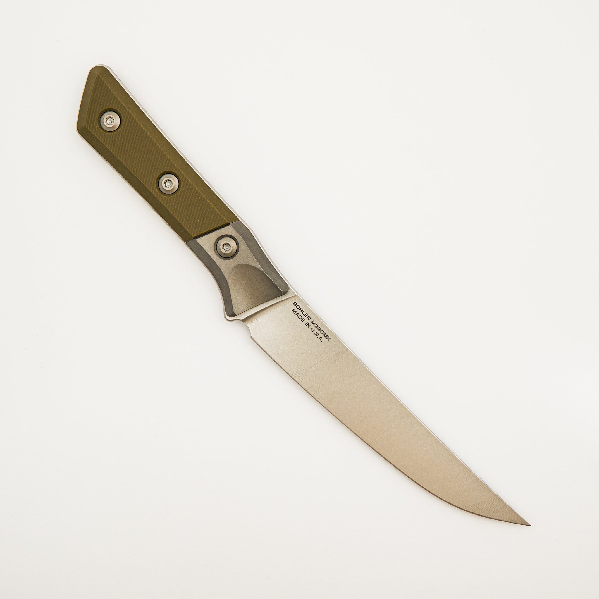 Boning Knife - G-10 OD Green - Bead Blast Bolster - Stonewash Standard - 3100B-10 OD