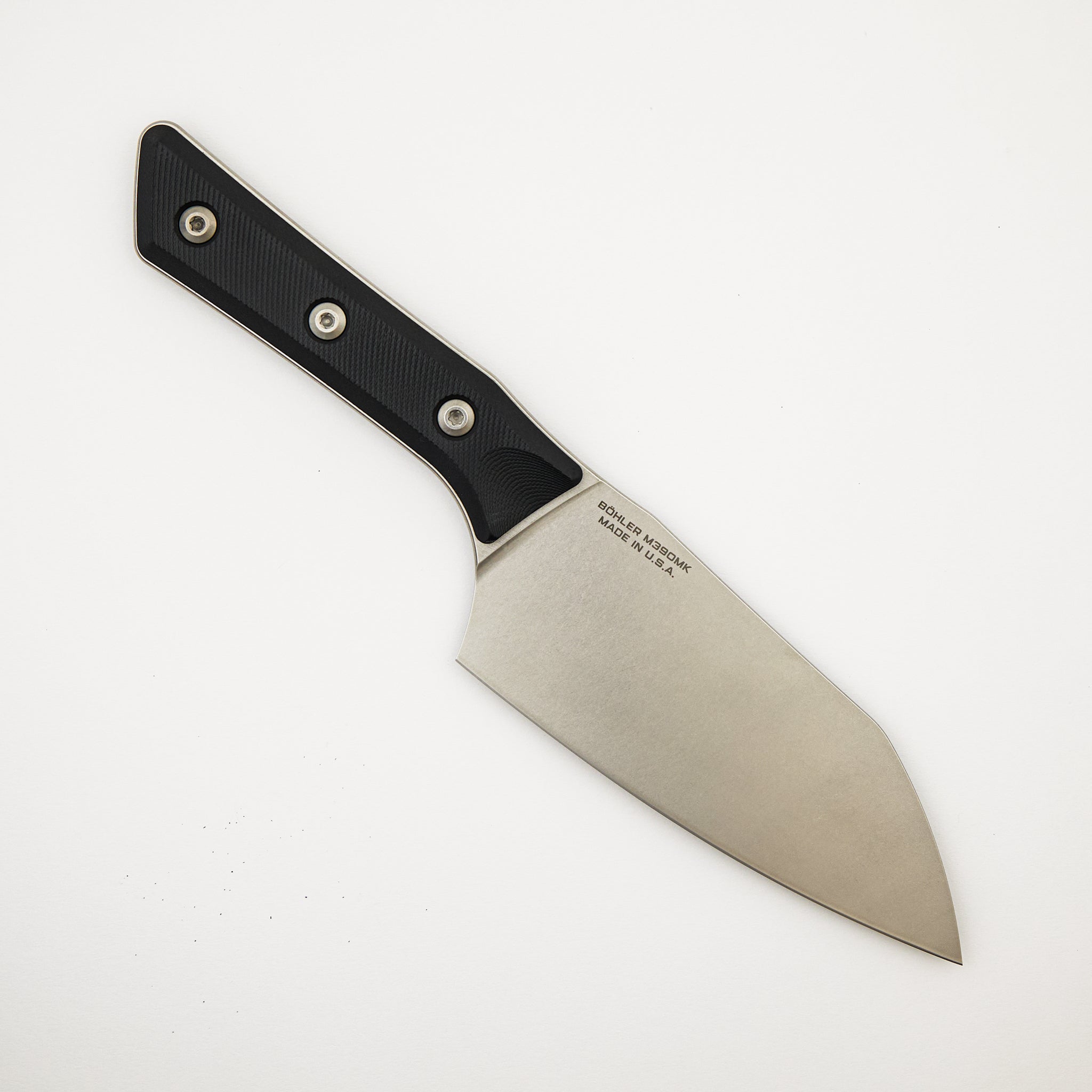 Santoku 6" - G10 Black - Stonewash Standard - 3200-10 BK