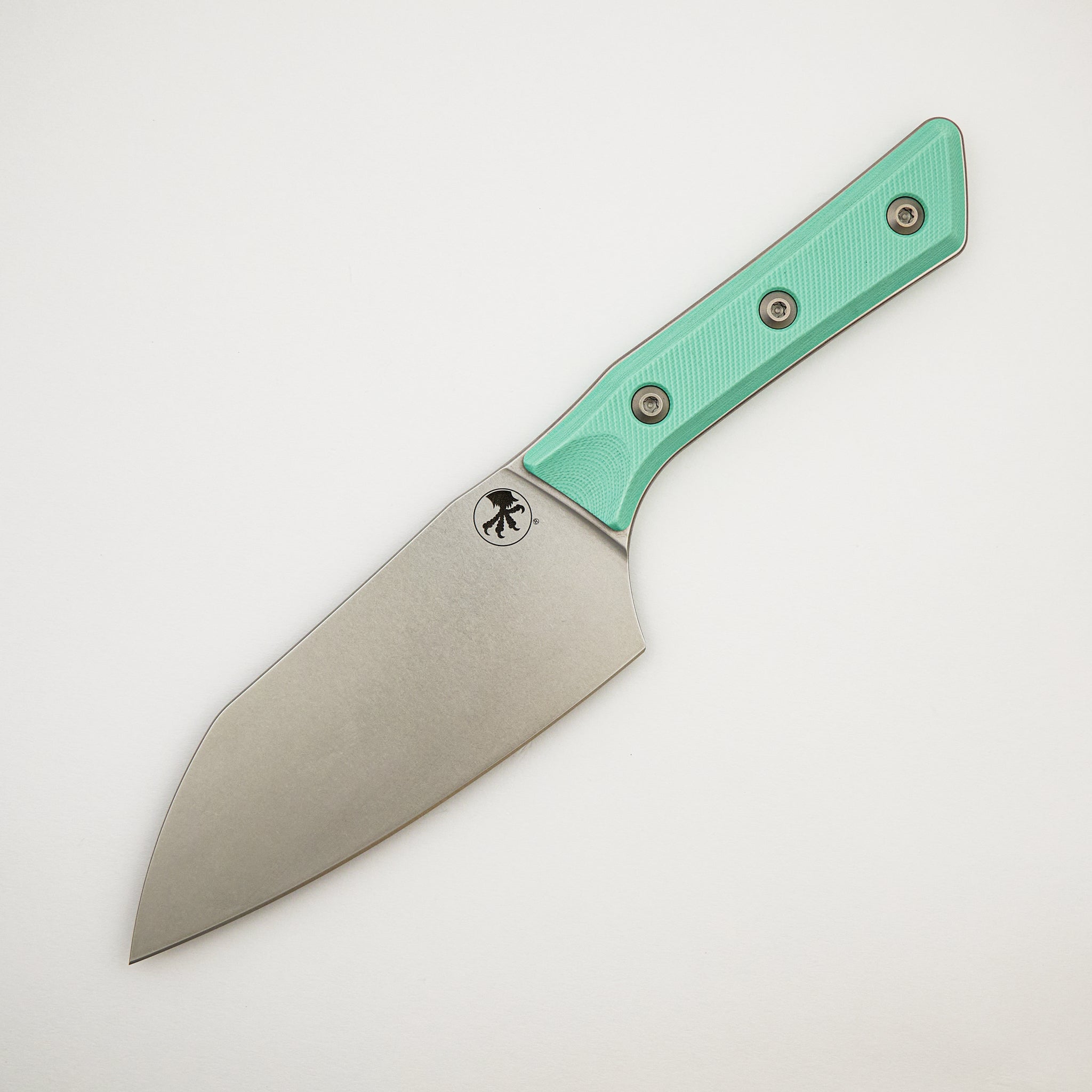 Santoku 6" - G-10 Caribbean Blue - Stonewash Standard - 3200-10 CA