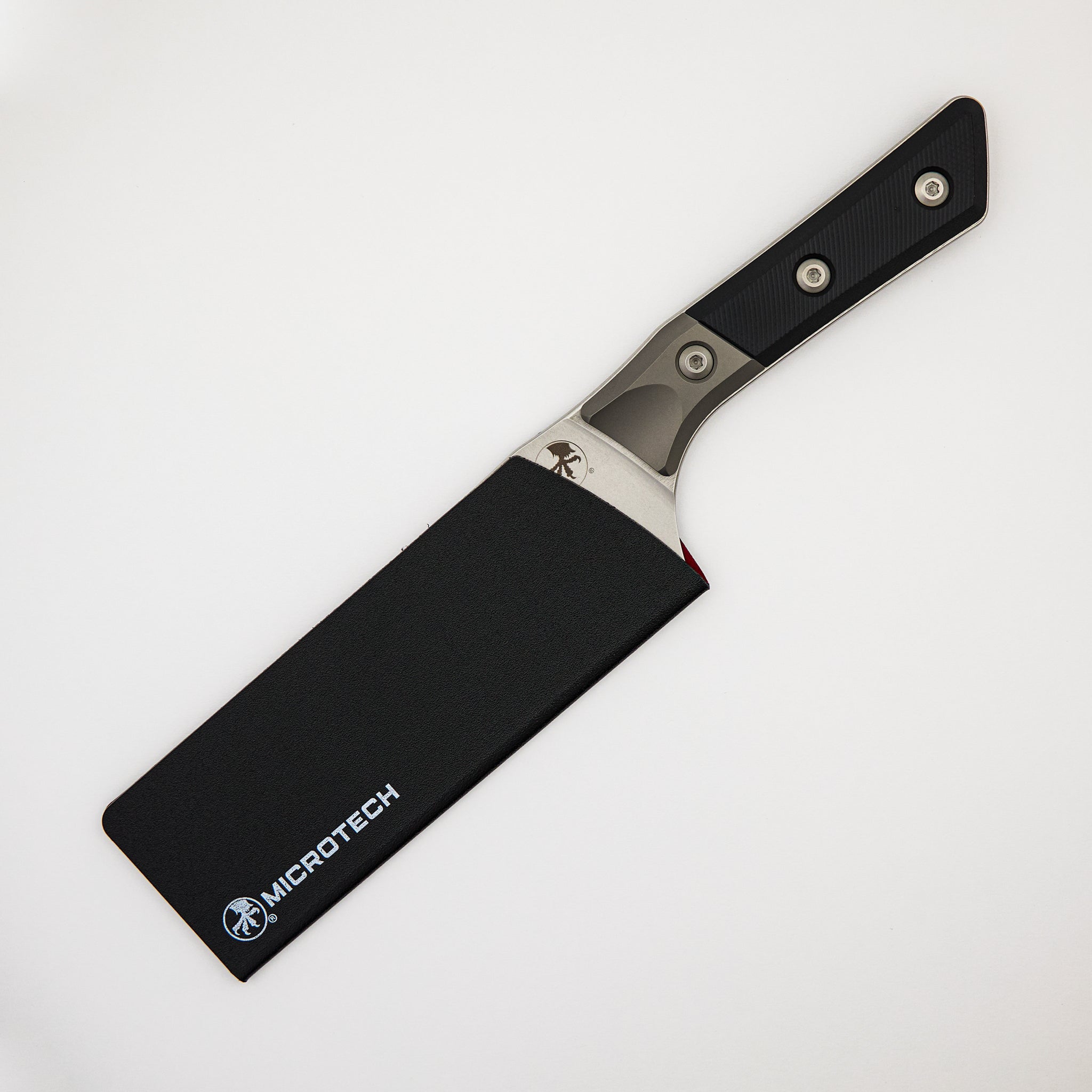Santoku 6" - G10 Black - Bead Blast Bolster - Stonewash Standard - 3200B-10 BK