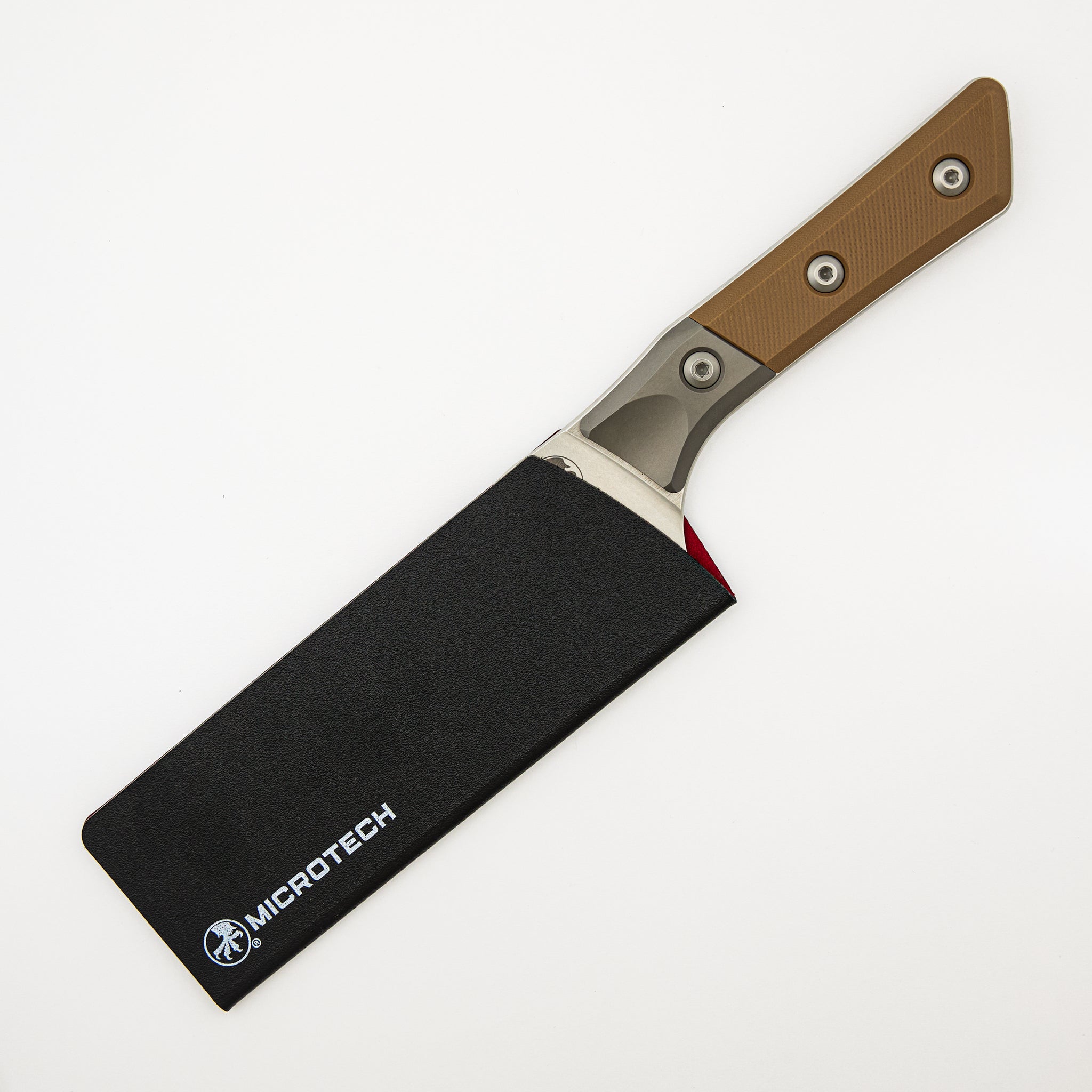 Santoku 6" - G10 Coyote Tan - Bead Blast Bolster - Stonewash Standard - 3200B-10 CE