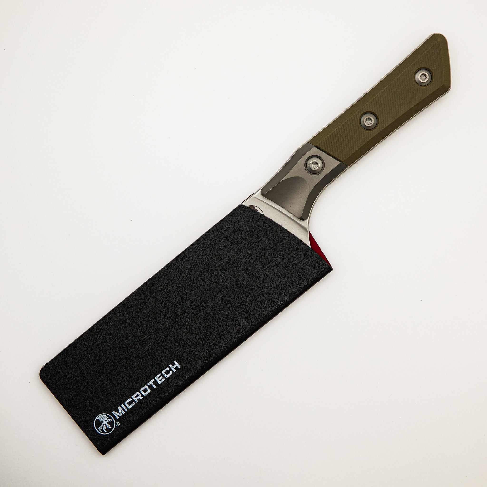 Santoku 6" - G10 OD Green - Bead Blast Bolster - Stonewash Standard - 3200B-10 OD