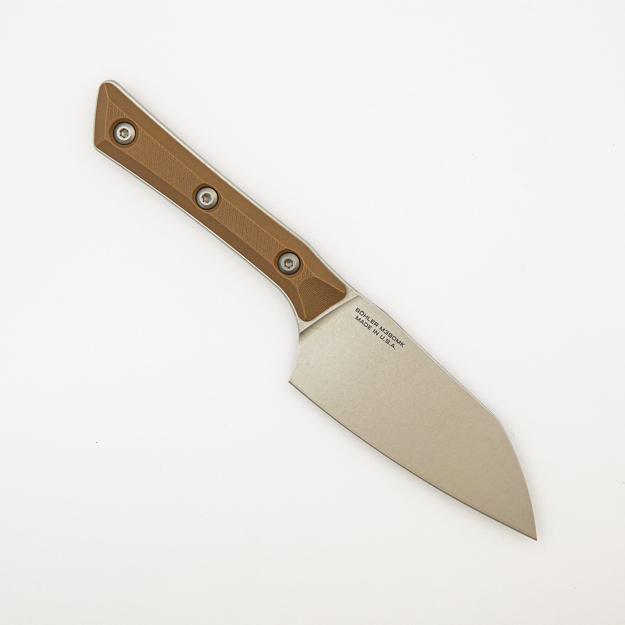 Santoku 4" - G-10 Coyote Tan - Stonewash Standard - 3300-10 CE