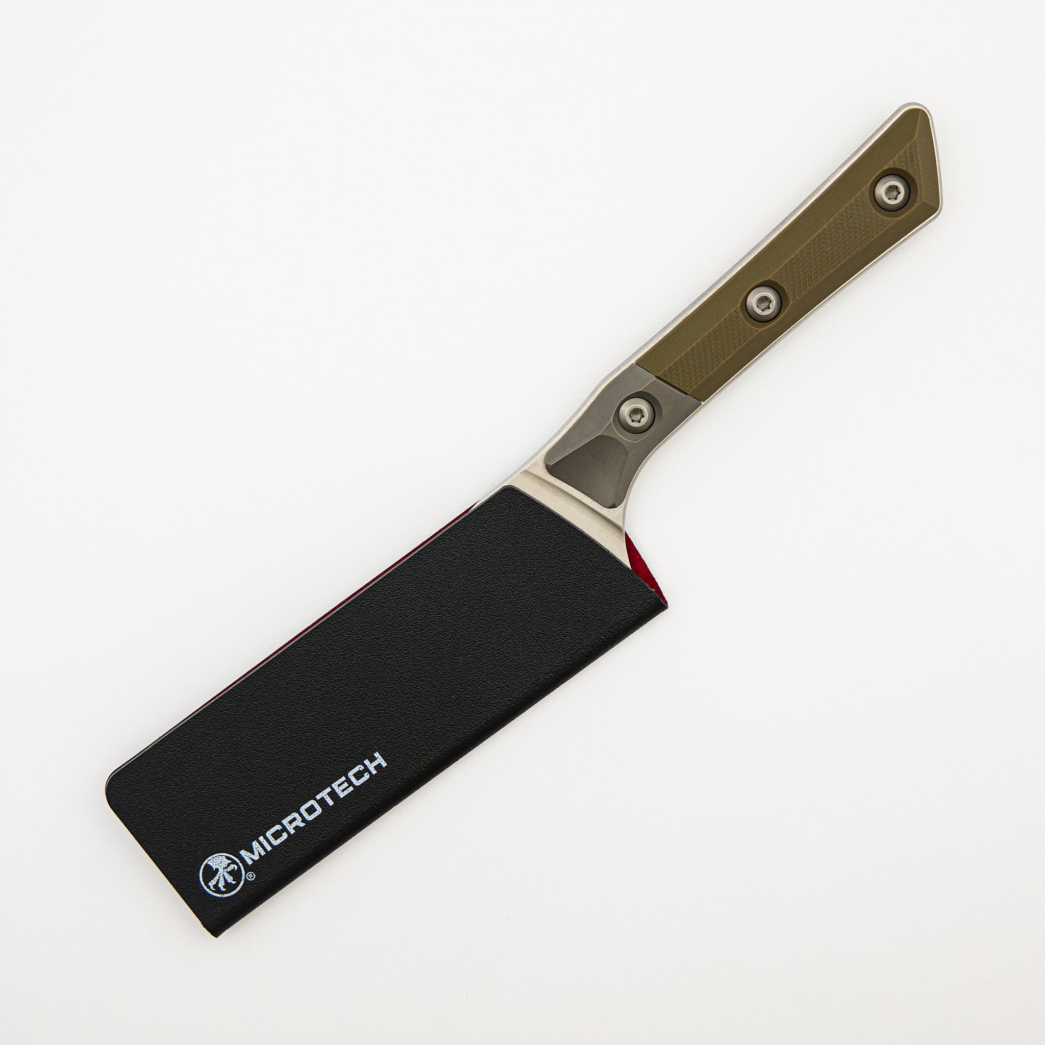 Santoku 4" - G-10 OD Green - Bead Blast Bolster - Stonewash Standard - 3300B-10 OD