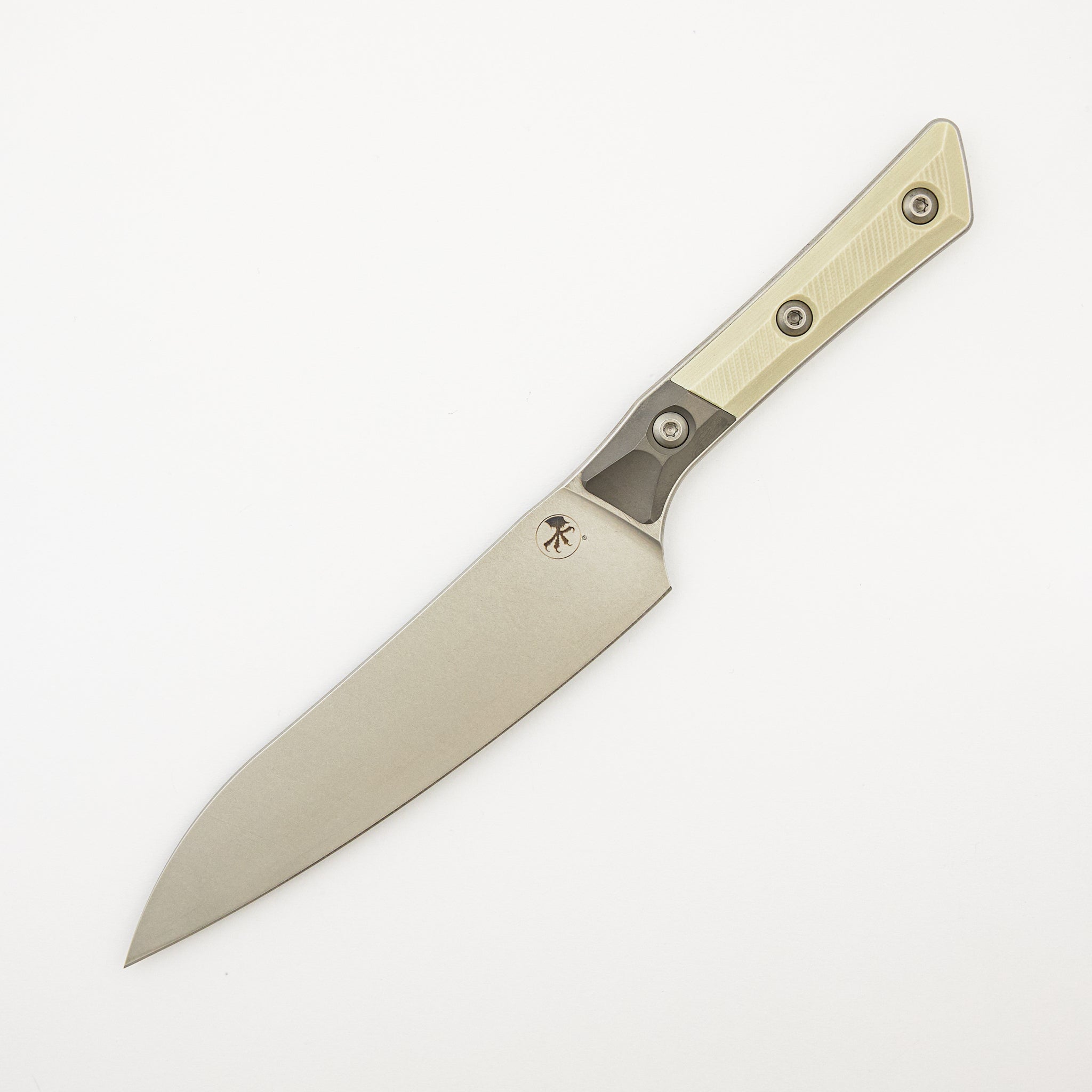 Utility - G10 Ivory - Bead Blast Bolster - Stonewash Standard - 3400B-10 IV