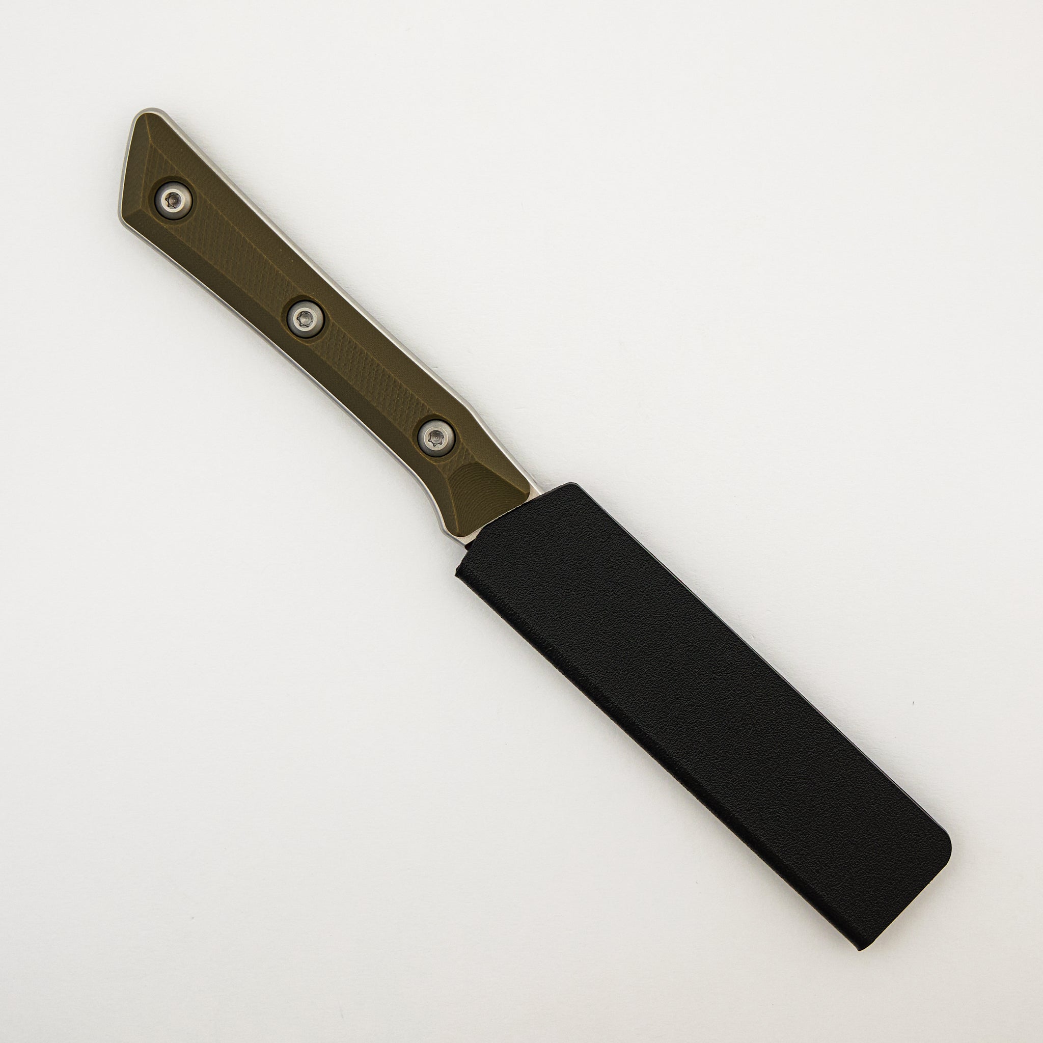 Paring Knife - G-10 OD Green - Stonewash Standard - 3500-10 OD