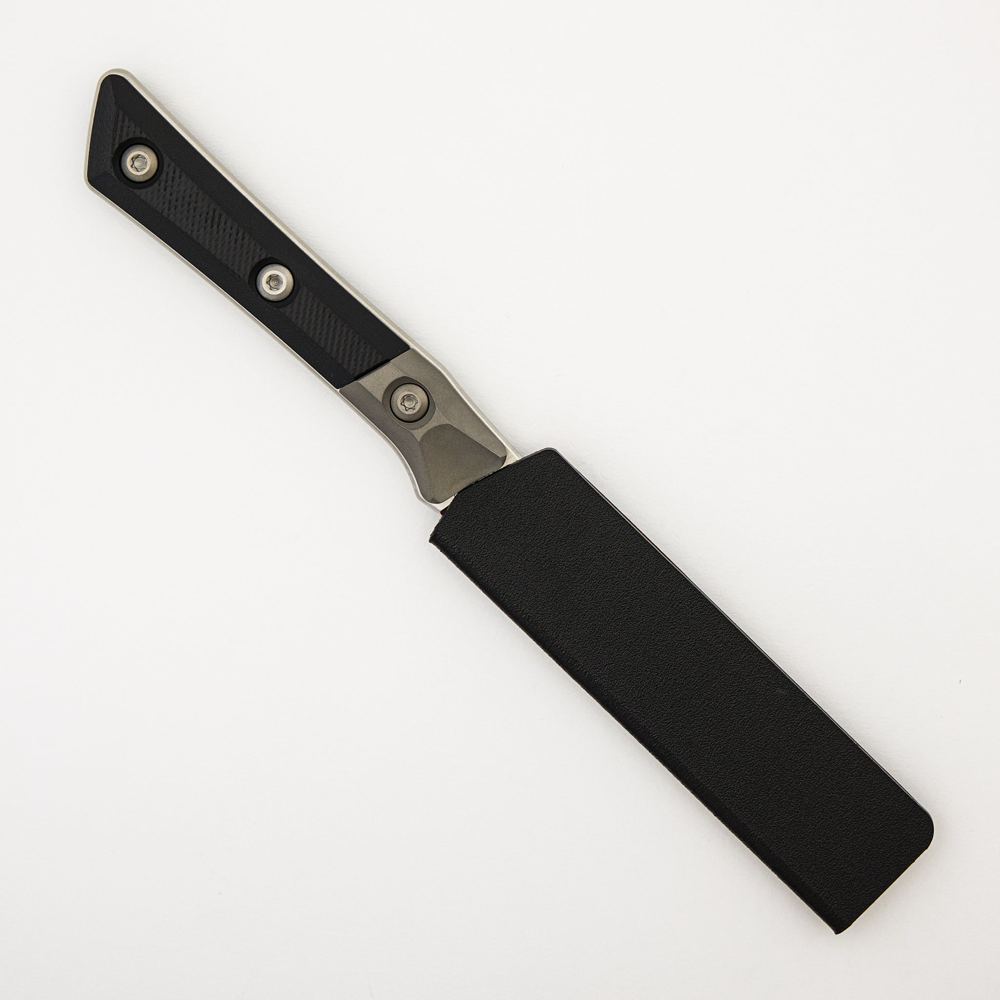 Pairing Knife - G10 Black - Bead Blast Bolster - Stonewash Standard - 3500B-10 BK