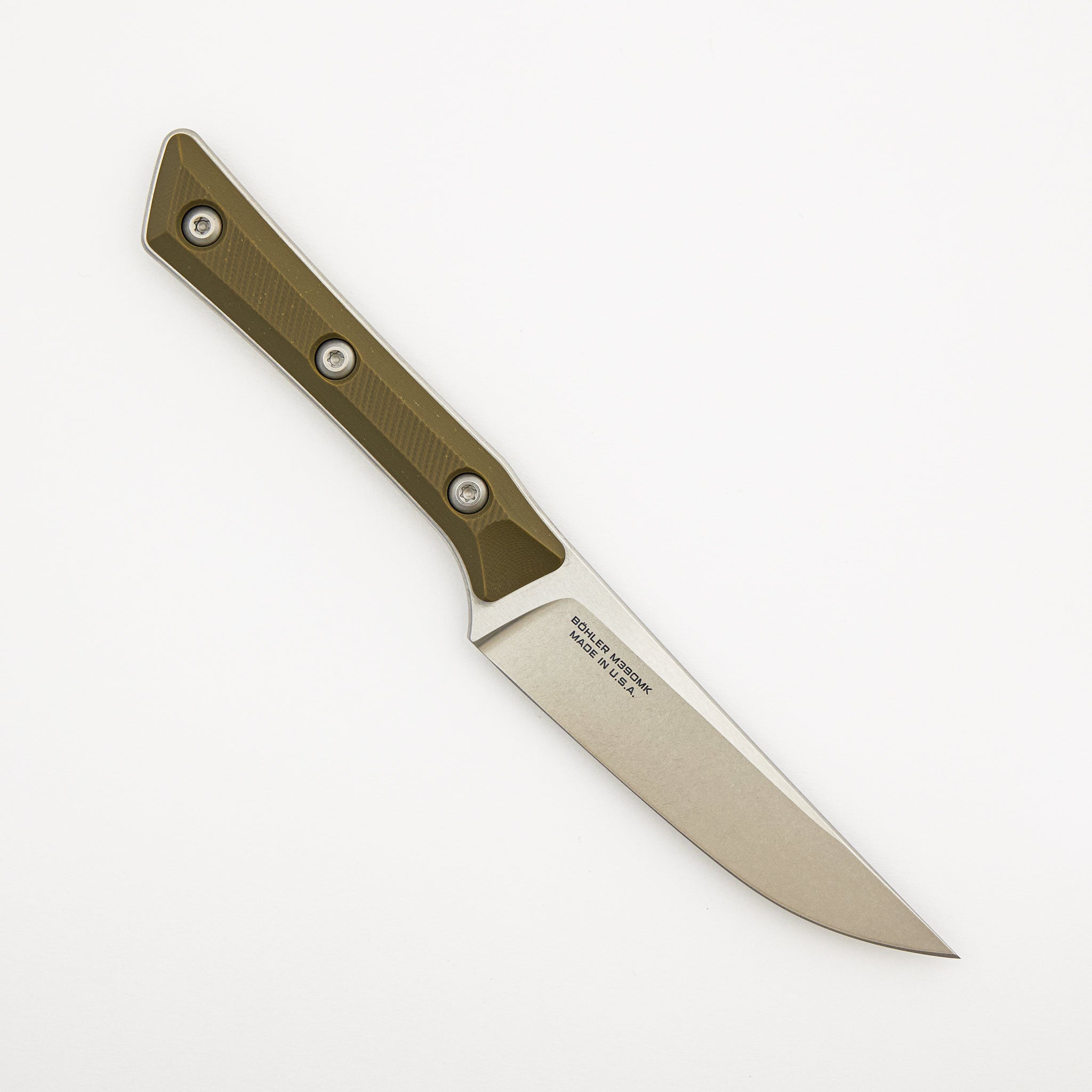 Steak Knife Set - G-10 OD Green - Stonewash Standard - 3600-10 SETOD