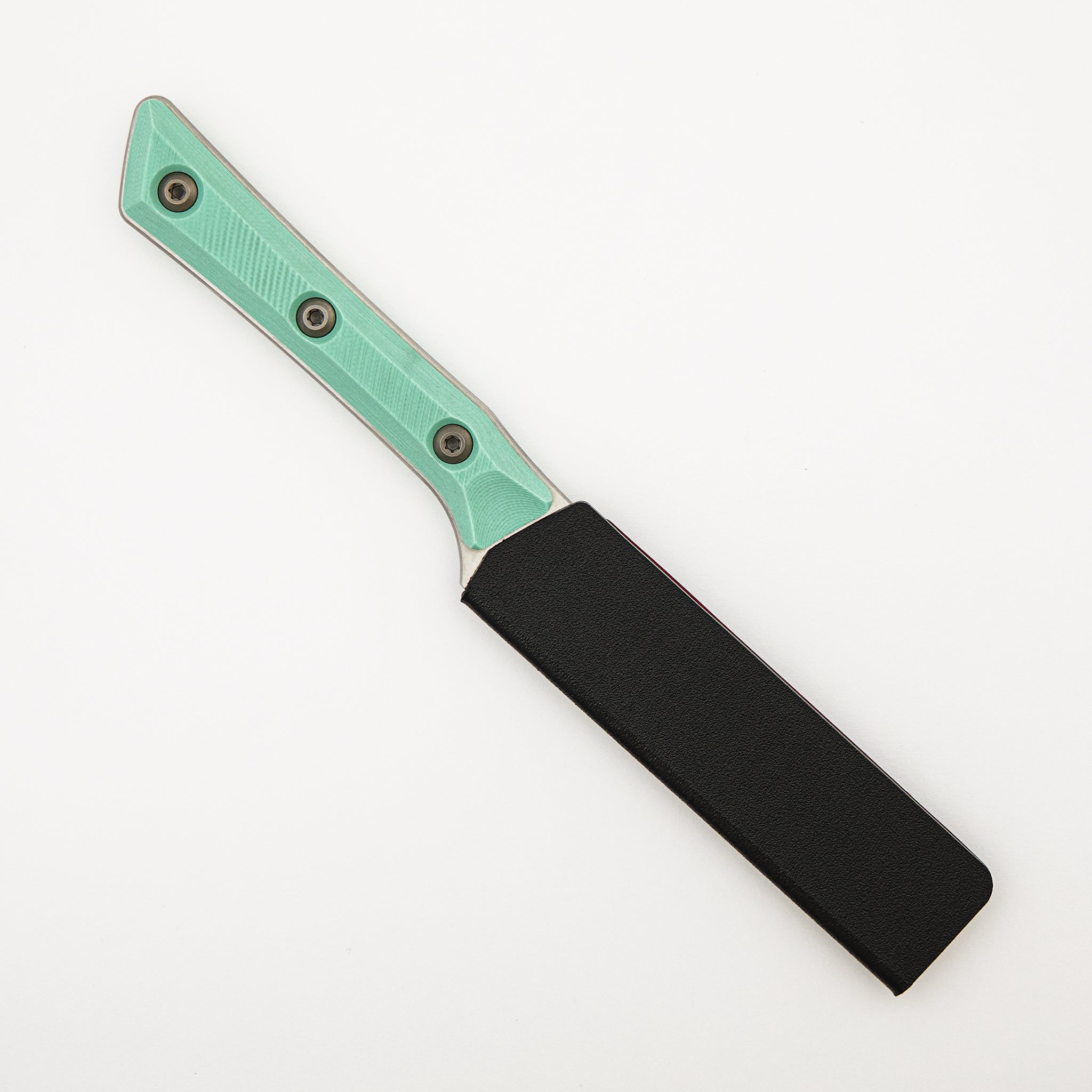 Steak Knife Set - G-10 Carribbean Blue - Stonewash Full Serrated - 3600-12 SETCA