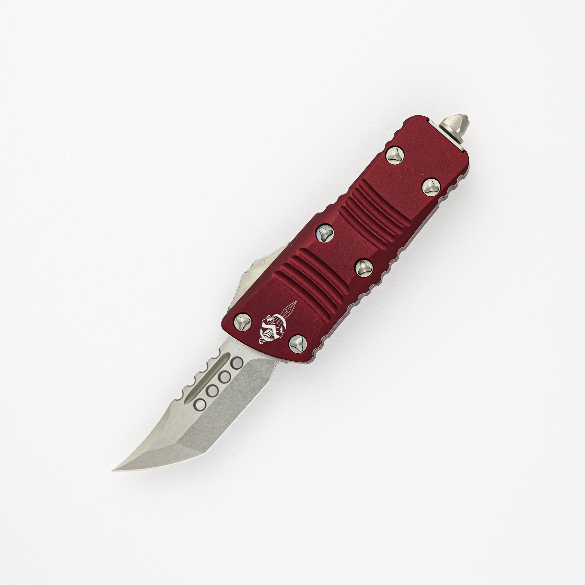 MICROTECH TROODON MINI HELLHOUND SIGNATURE SERIES MERLOT STONEWASH STANDARD 819-10 MRS