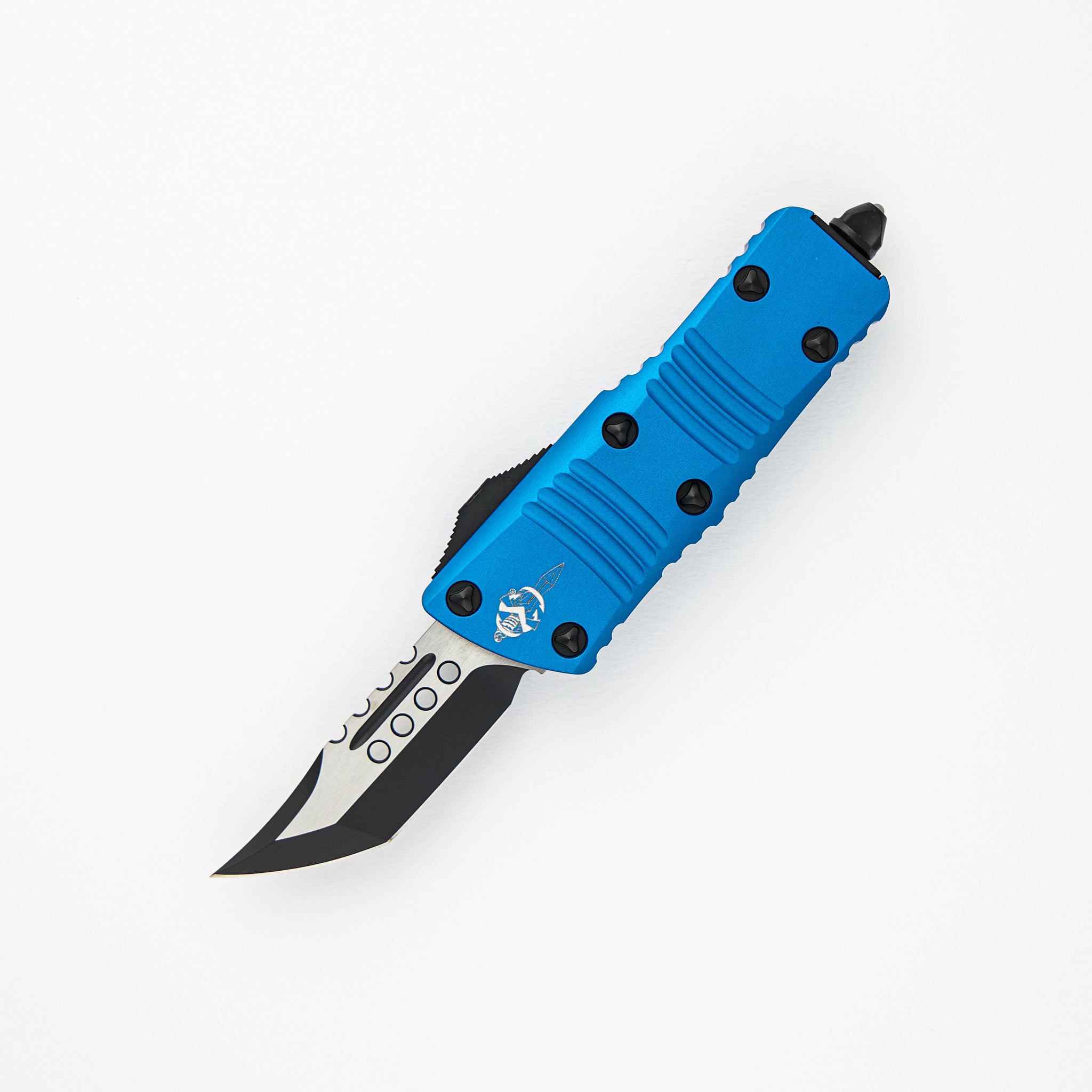 MICROTECH TROODON MINI HELLHOUND SIGNATURE SERIES BLUE STANDARD 819-1 BLS