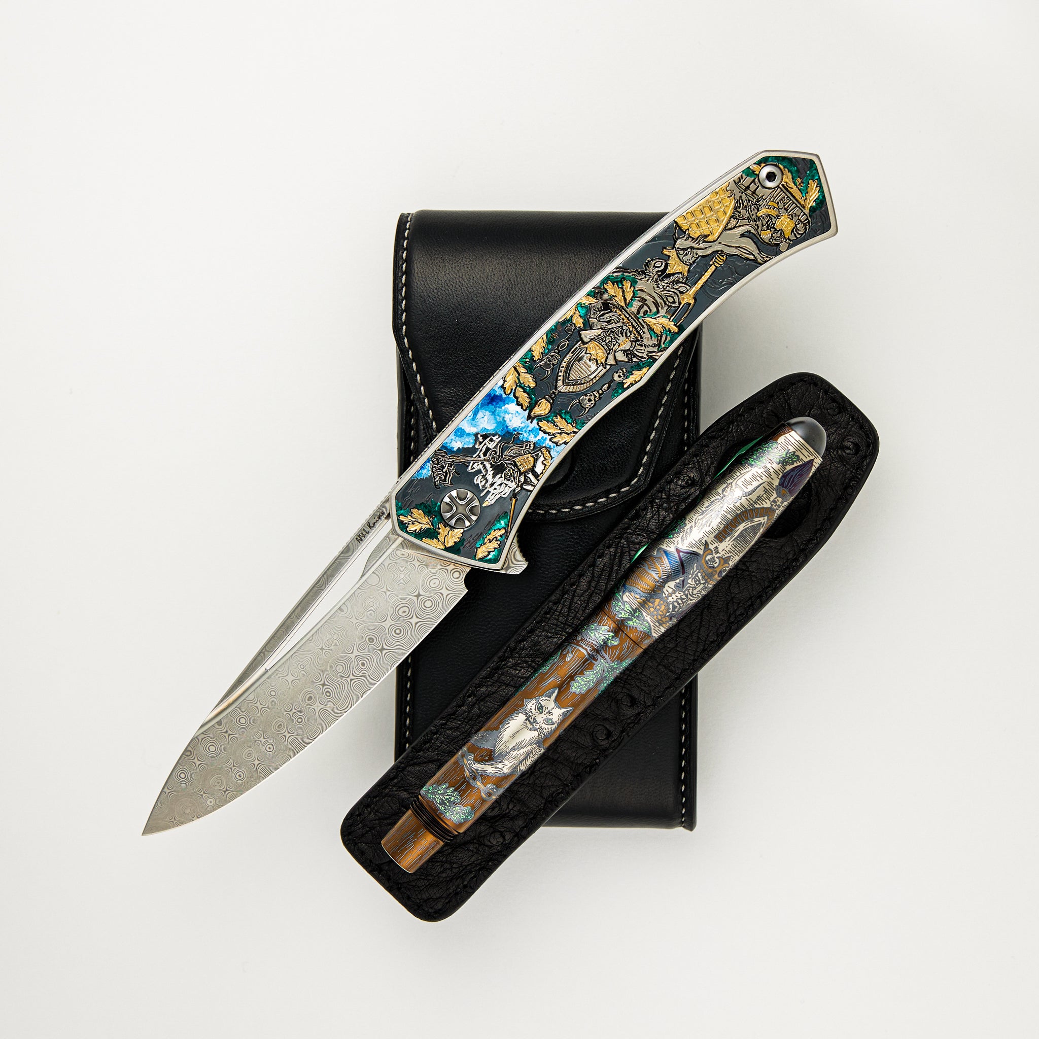 N.L. Knives Aurum Set “Lukomorie Koshey” Ultimate Custom