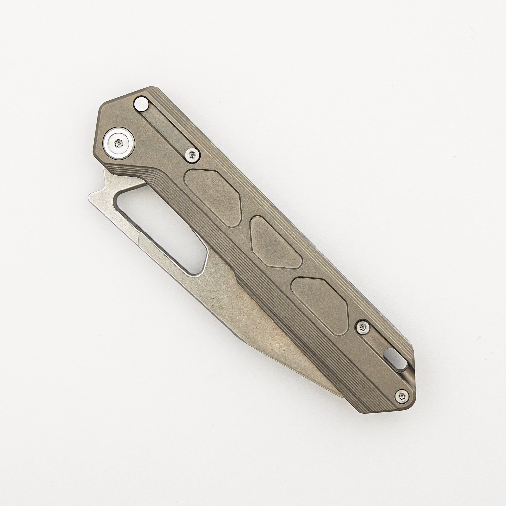 Tacray DT-03 - Stonewash Titanium Handle