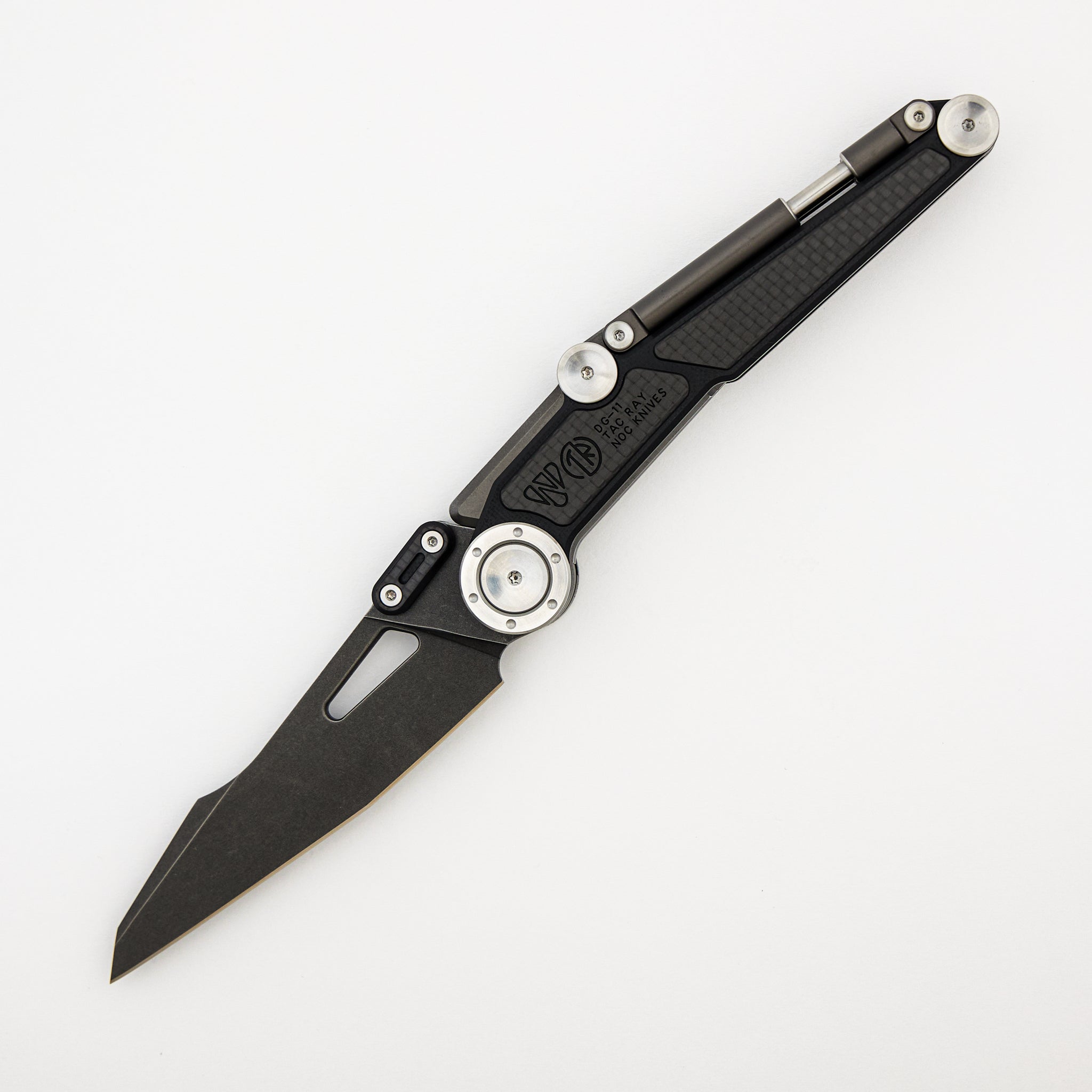 Tacray DG-11 - Black G10/Carbon Fiber Handle - 440C Blade