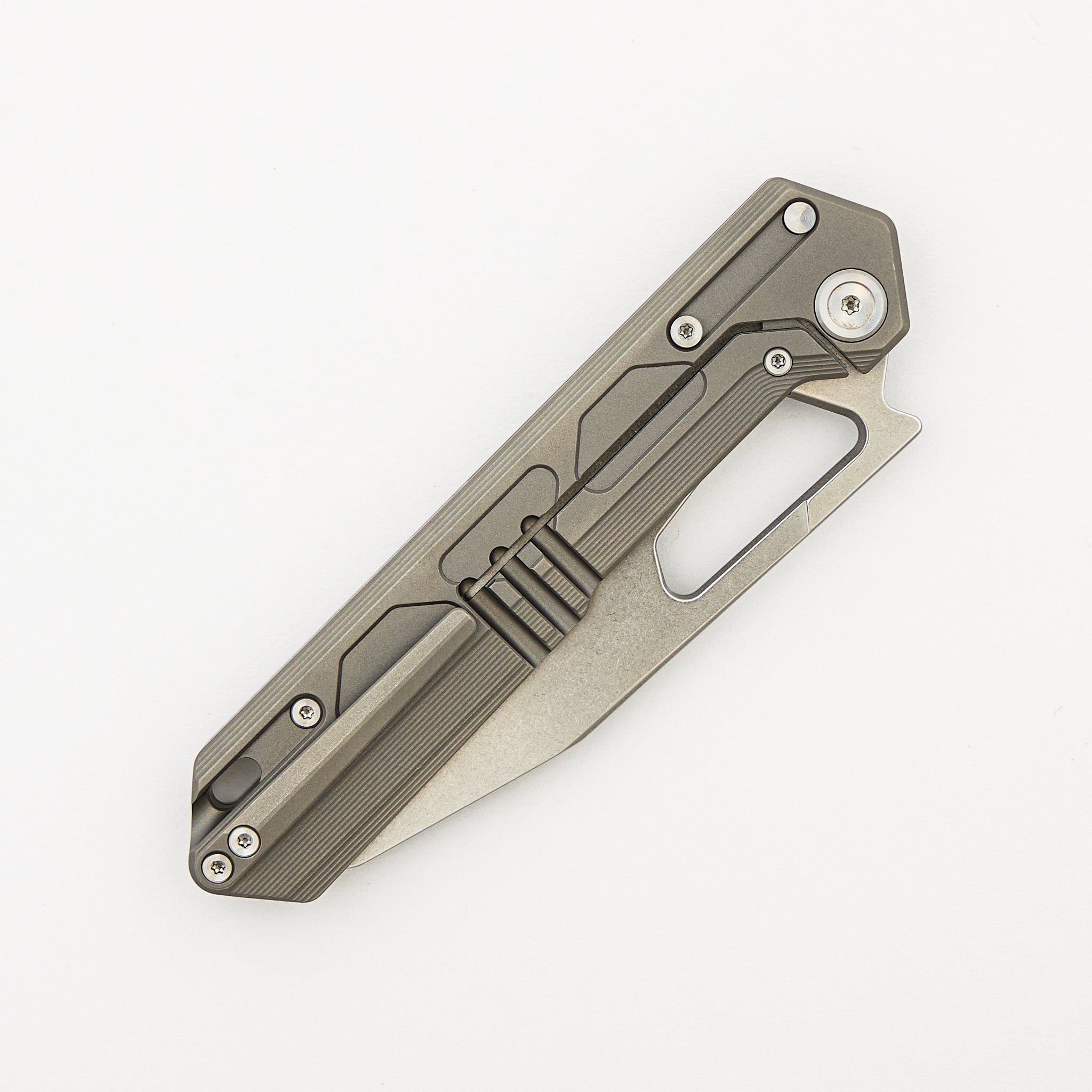 Tacray DT-03 - Stonewash Titanium Handle